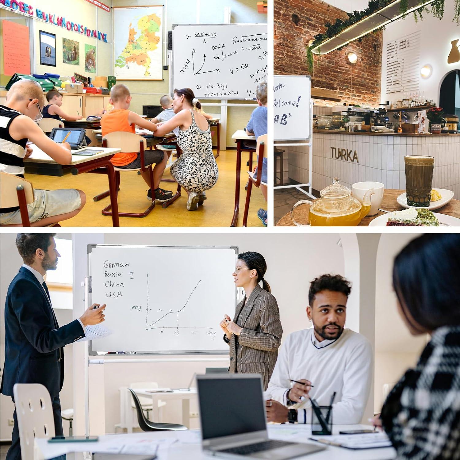 Soporte para Pizarra Blanca MEIJIAYOU Ajustable 109x124 cm