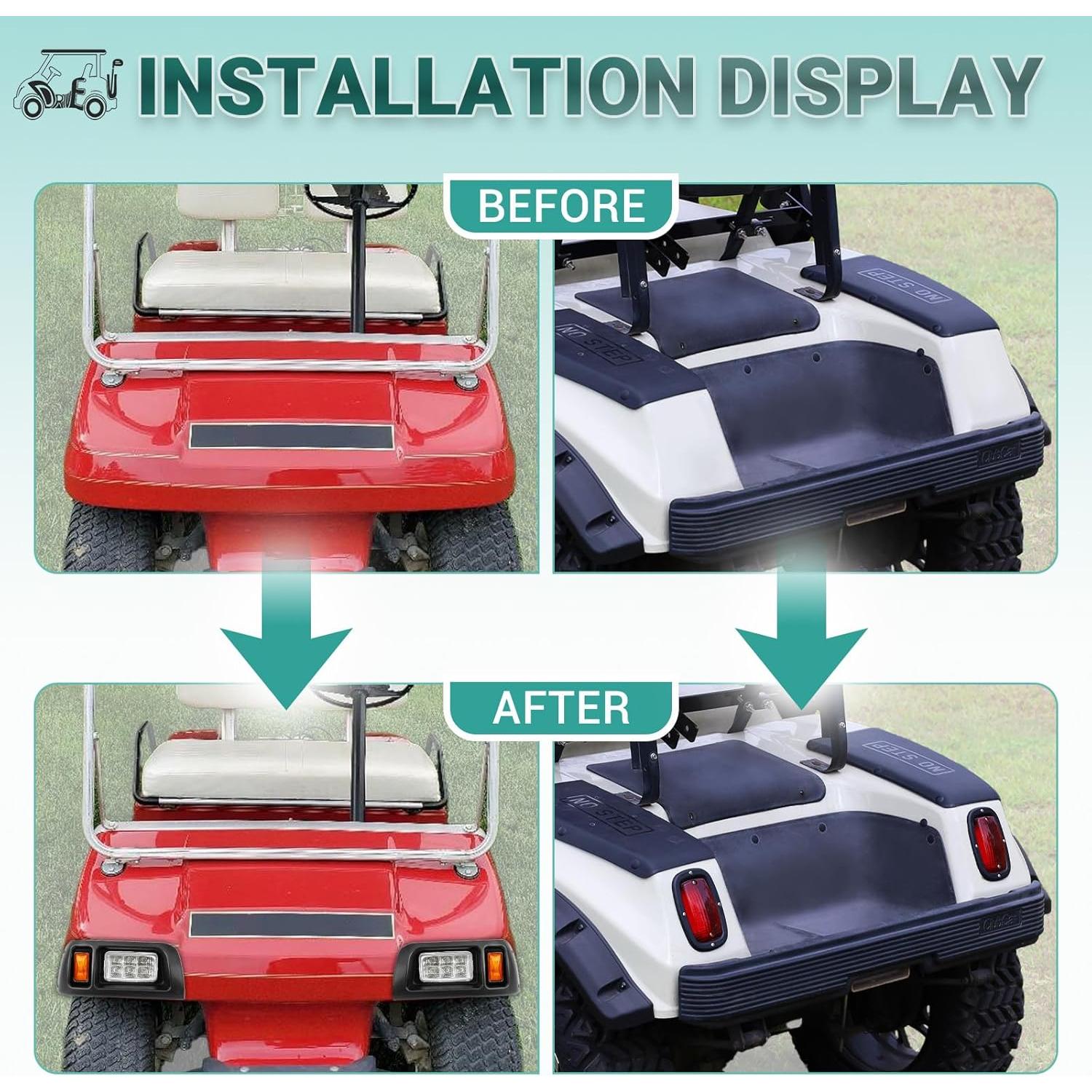 Kit de luces LED Drive-up para Club Car DS 1993 en adelante