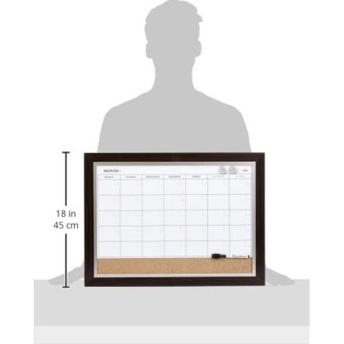 Calendario Magnético y Tablero de Corcho Quartet 58x43 cm