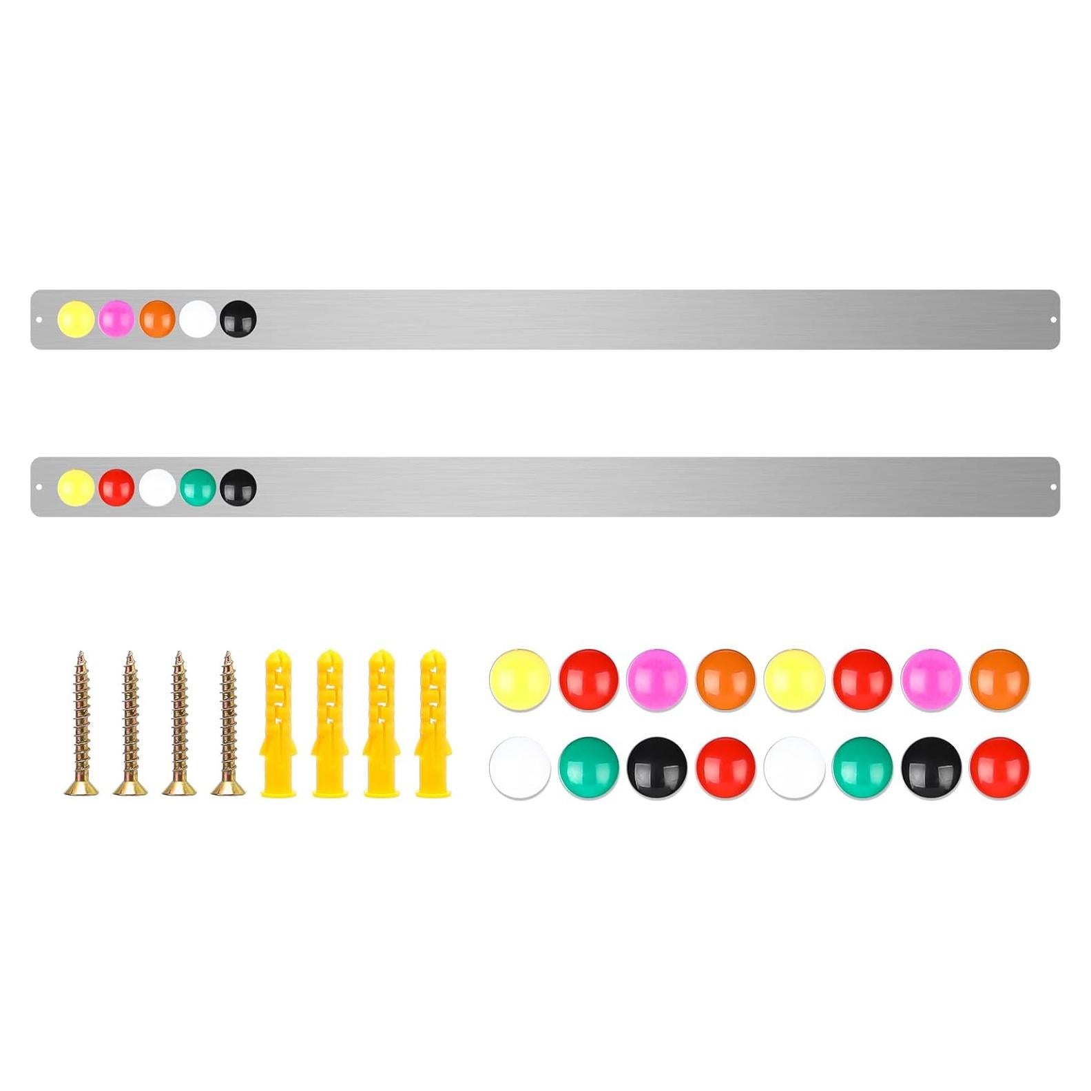 Tiras Magnéticas de Acero Inoxidable Mooliwe 120x5 cm 2 Pcs