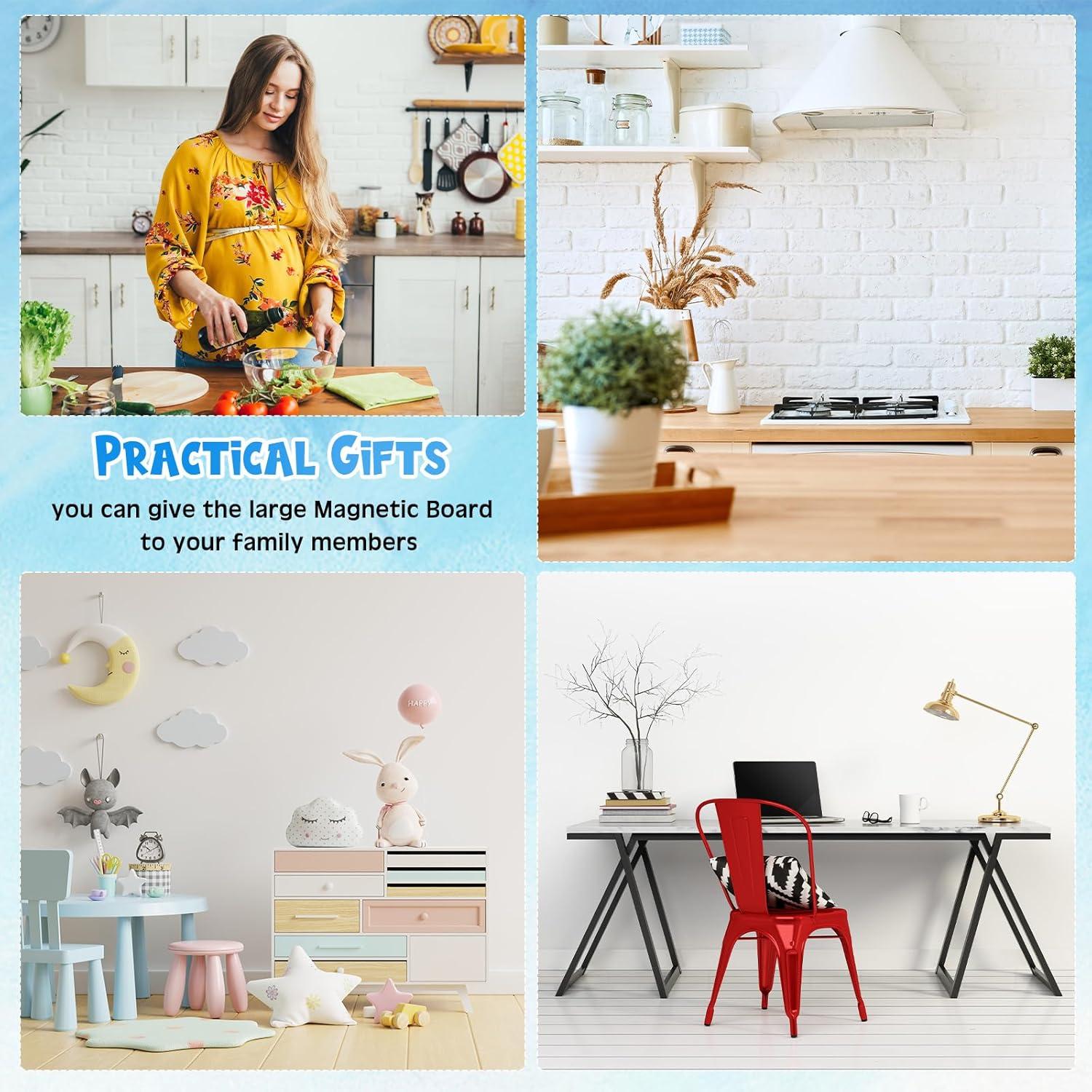 Tiras Magnéticas de Acero Inoxidable Mooliwe 120x5 cm 2 Pcs