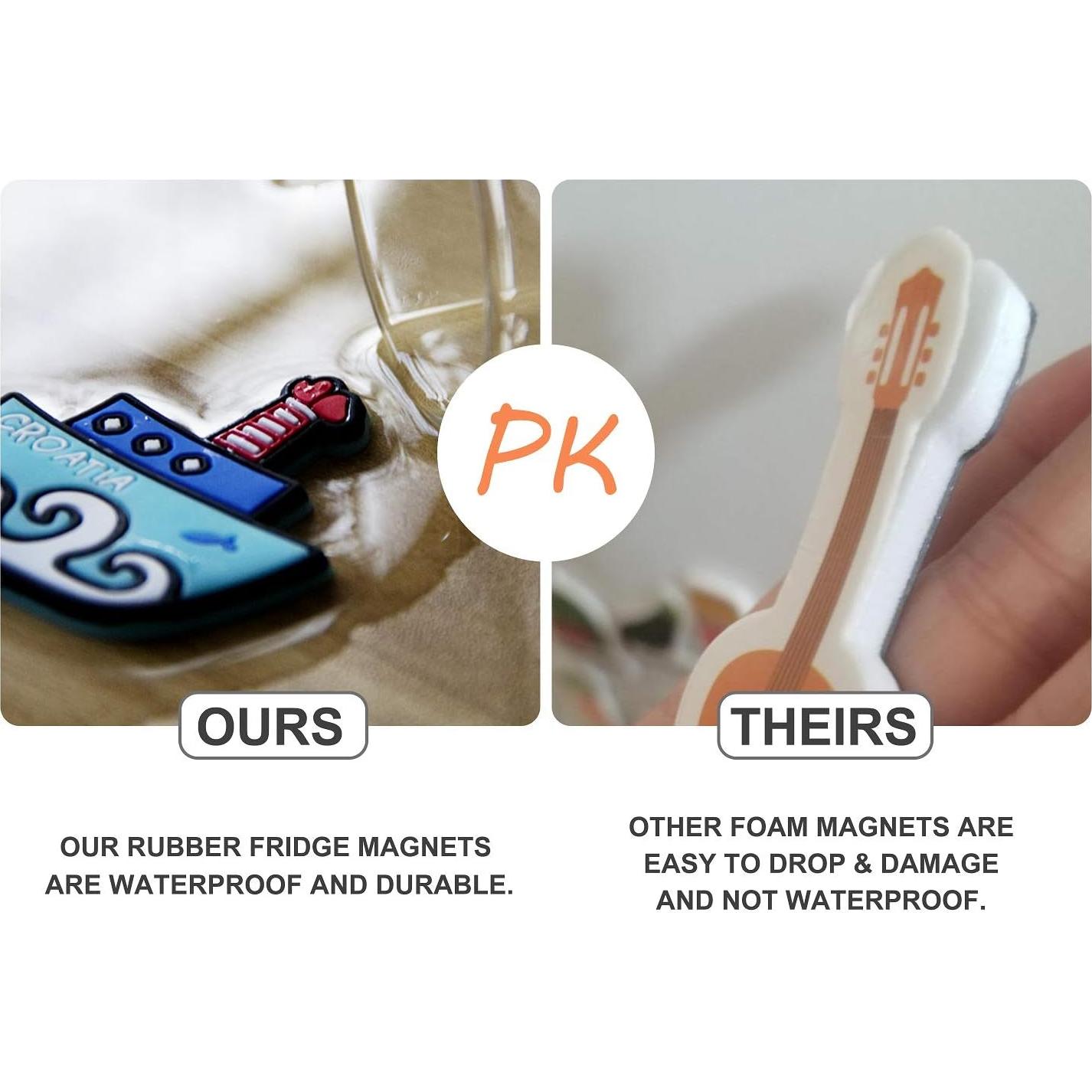 Imanes de Refrigerador WISESTAR 26 Piezas para Niños - Vehículos