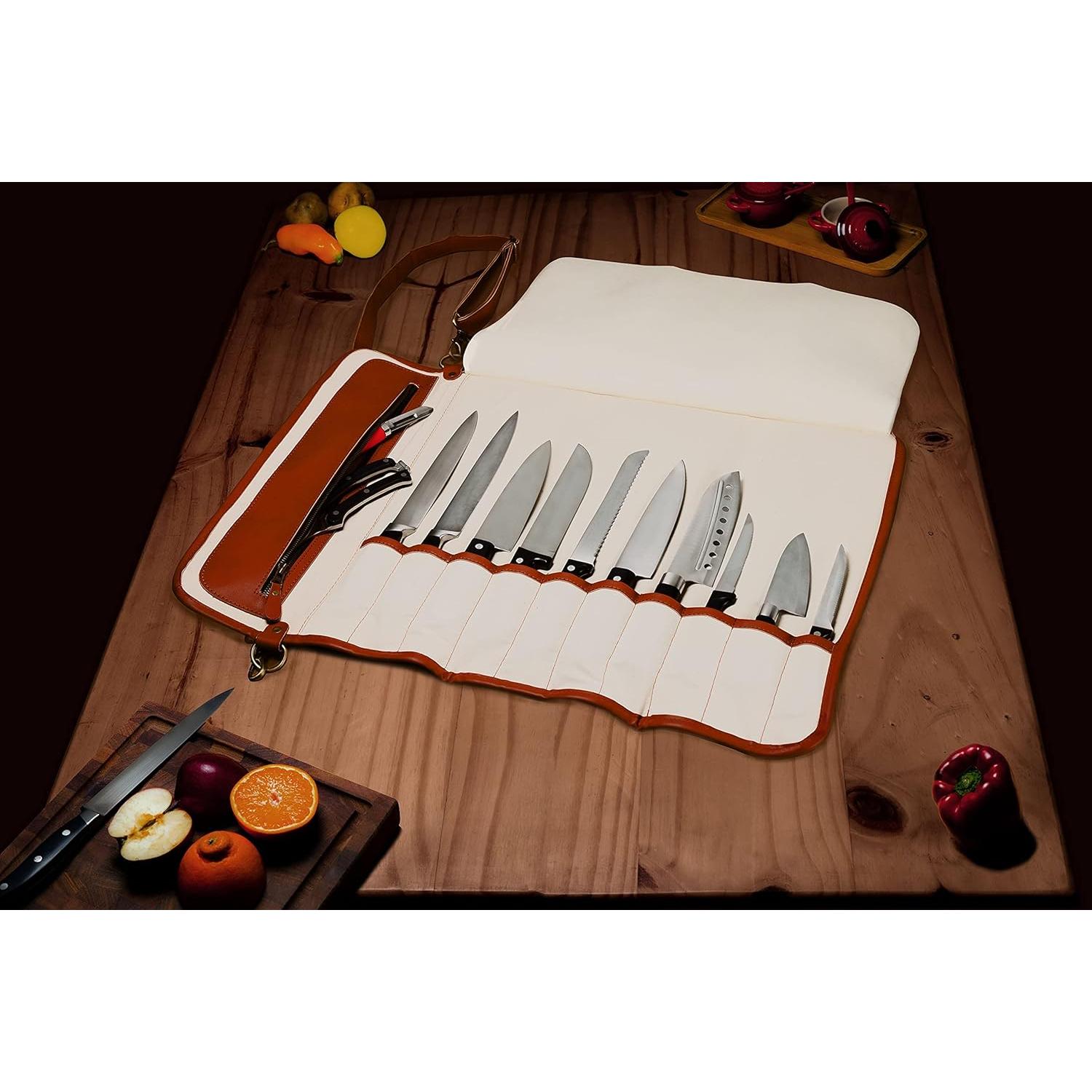 Bolsa para cuchillos EVERPRIDE para chefs - 10 ranuras - 0.91 kg