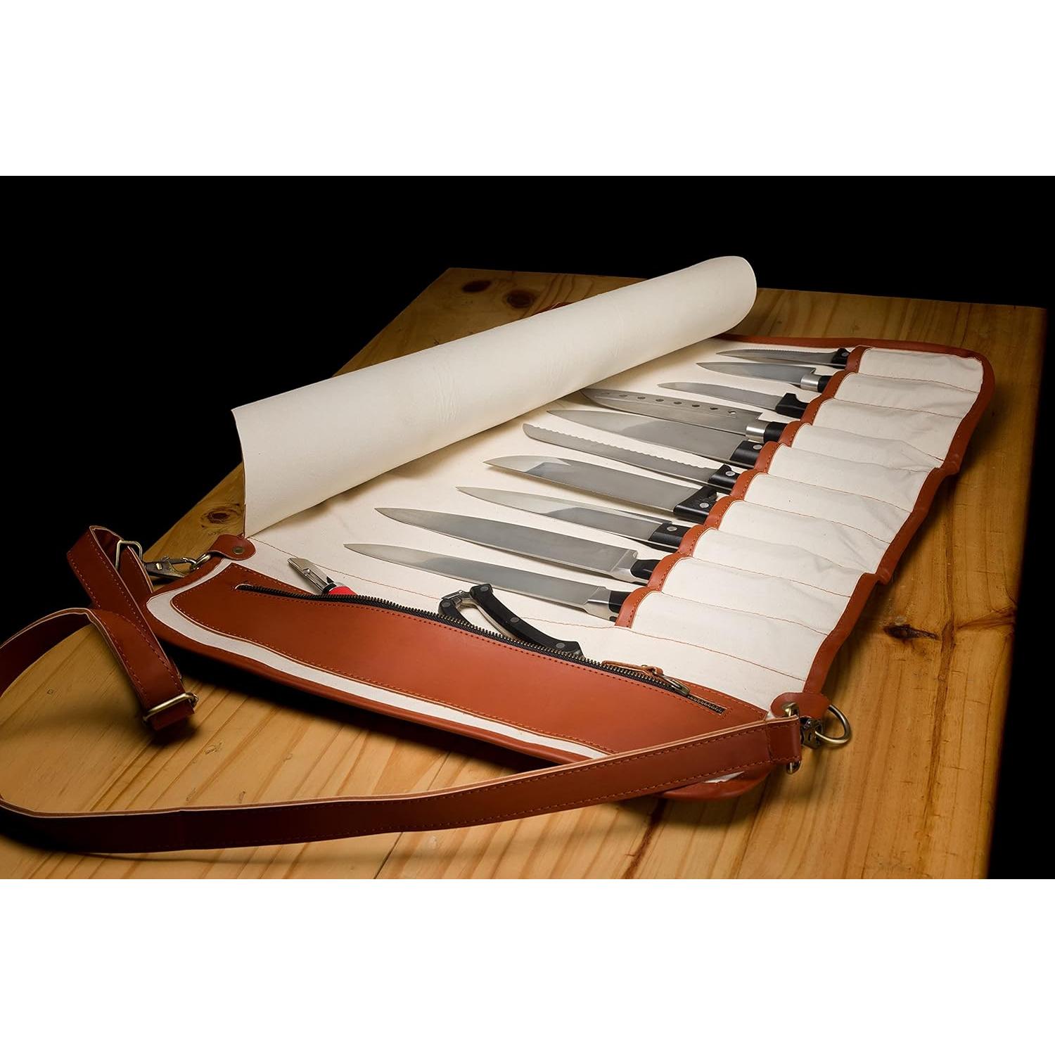 Bolsa para cuchillos EVERPRIDE para chefs - 10 ranuras - 0.91 kg