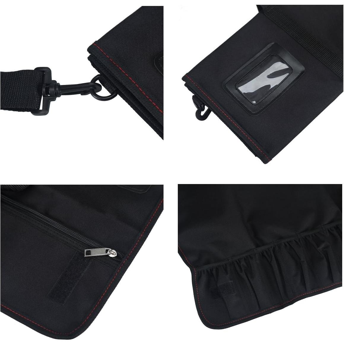 Funda para Cuchillos de Chef Tosnail con 21 Ranuras - Negro