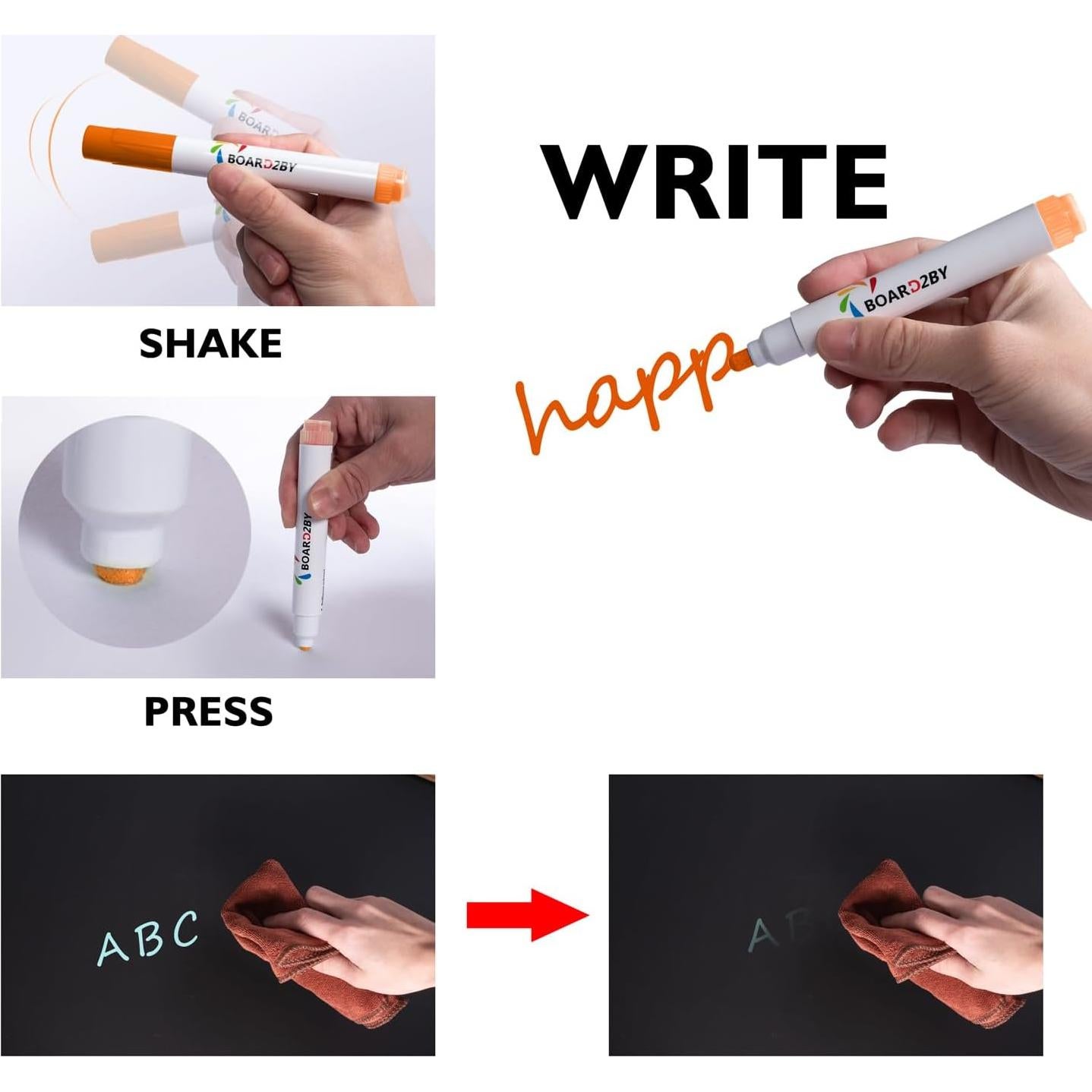 Pizarra Magnética Board2by con Marco de Madera 60x91 cm