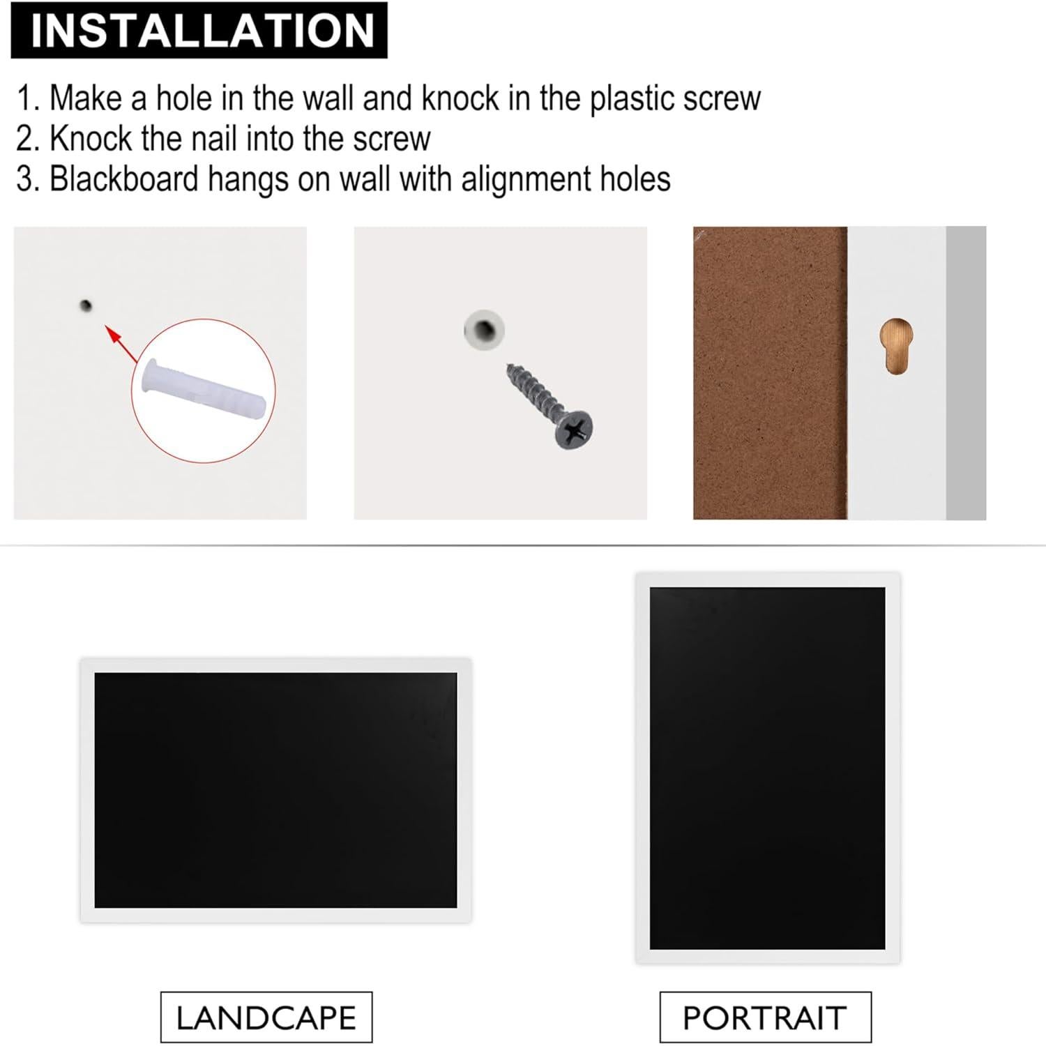 Pizarra Magnética Board2by con Marco de Madera 60x91 cm
