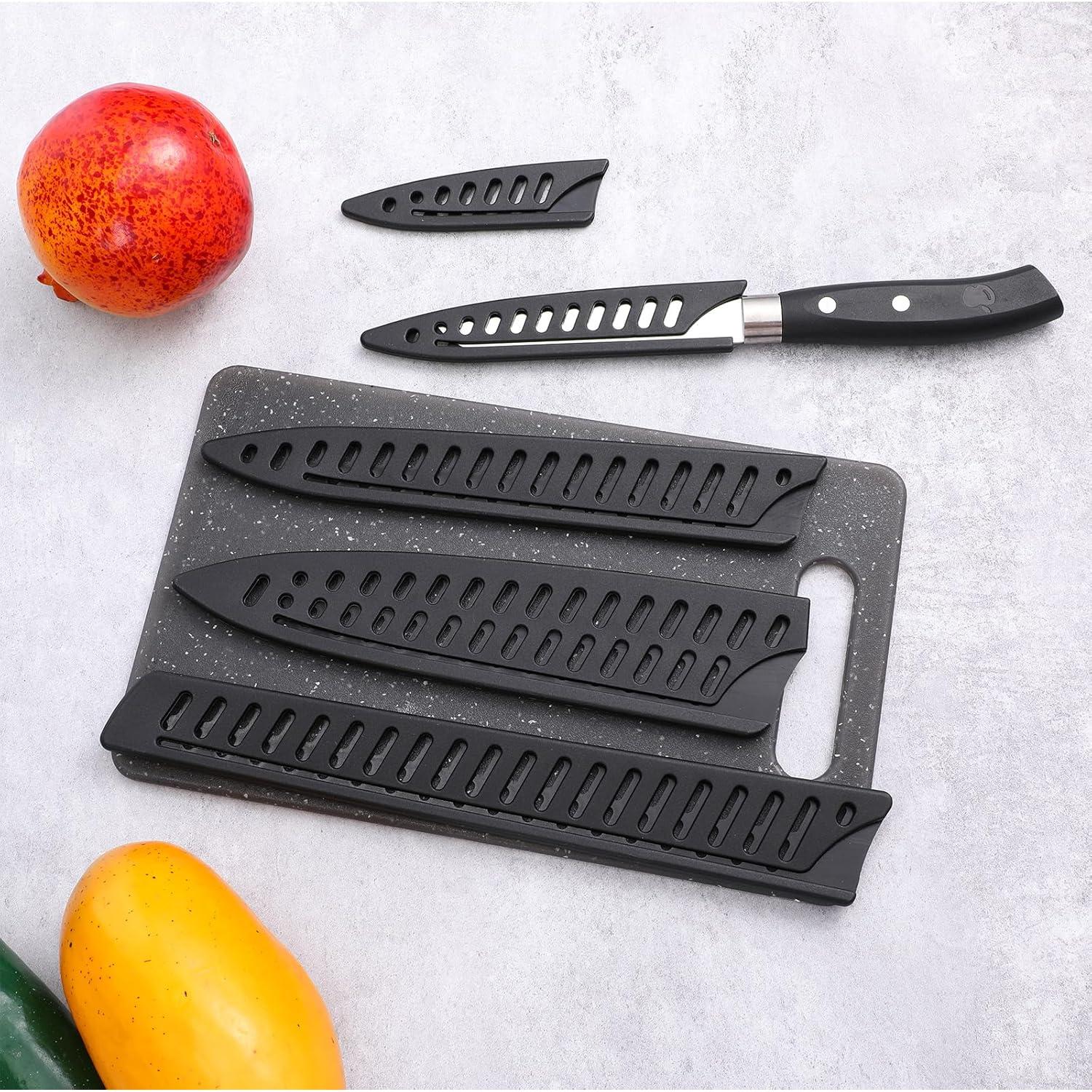 Funda para cuchillos de cocina HJZHII - 5 piezas, 10" a 3.5"