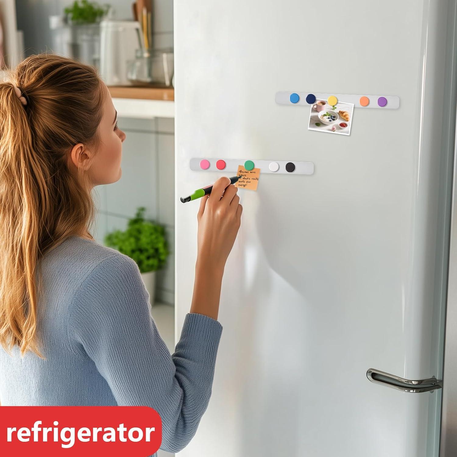 Tablero Magnético DUJEQM 2 Piezas Acero Inoxidable 10 Imanes