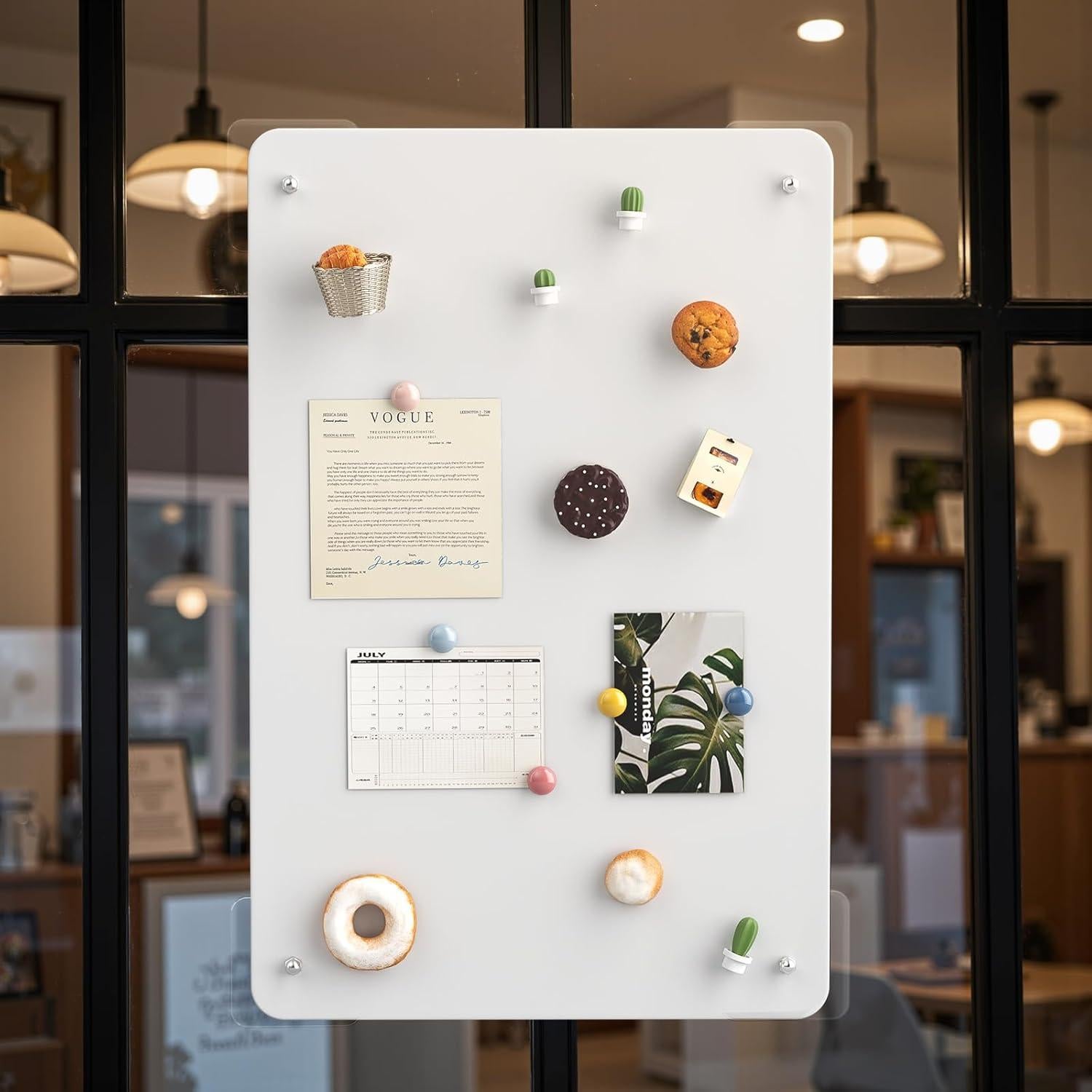 Tablero Magnético Extra Grande FANXIYQ Blanco 29x44.5cm