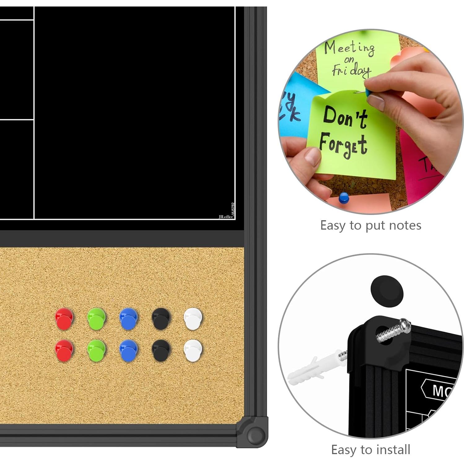 Calendario Magnético JILoffice 91.4x61 cm Pizarra Borrado Seco