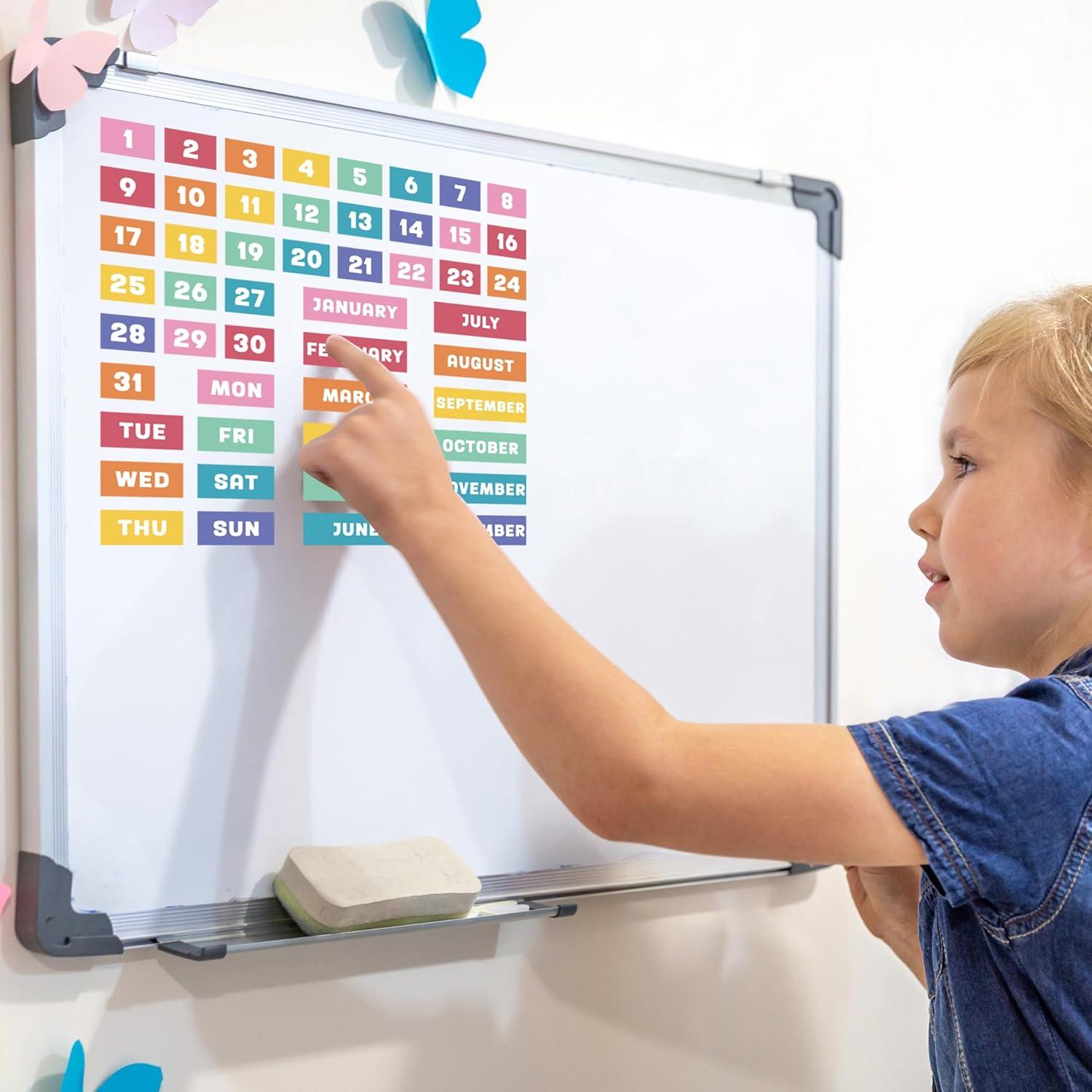 Imanes de Calendario Mensual Coloridos Amnbrei - 50 Piezas