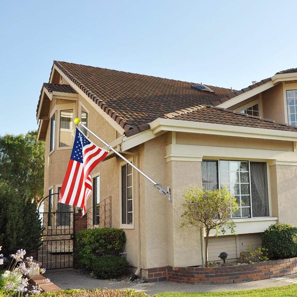 Anillos de asta de bandera BONWIN 1" 2 Pcs giratorios 360°