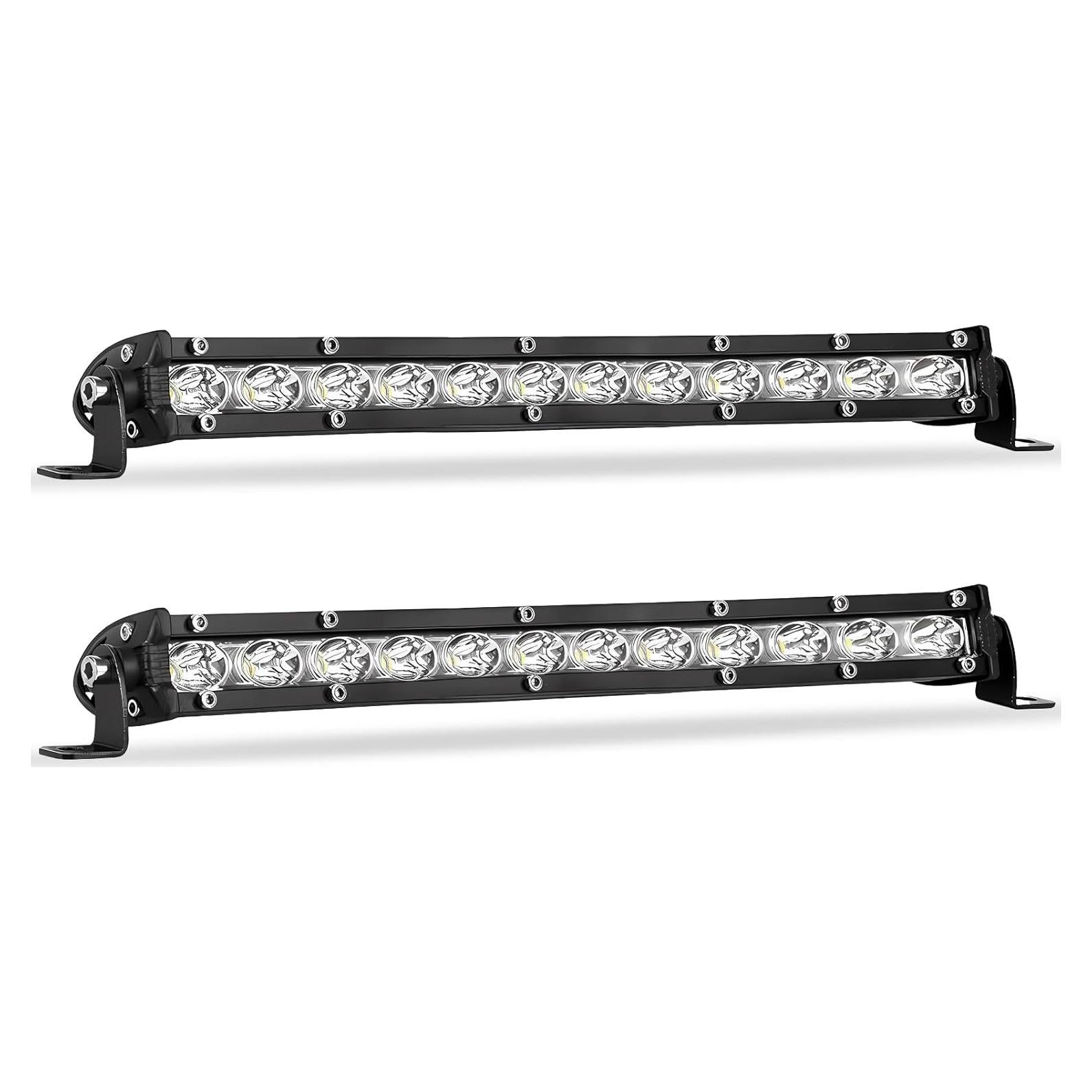 Barra de Luz LED Zmoon 30cm 80W Combo Punto y Flood 2-Pack