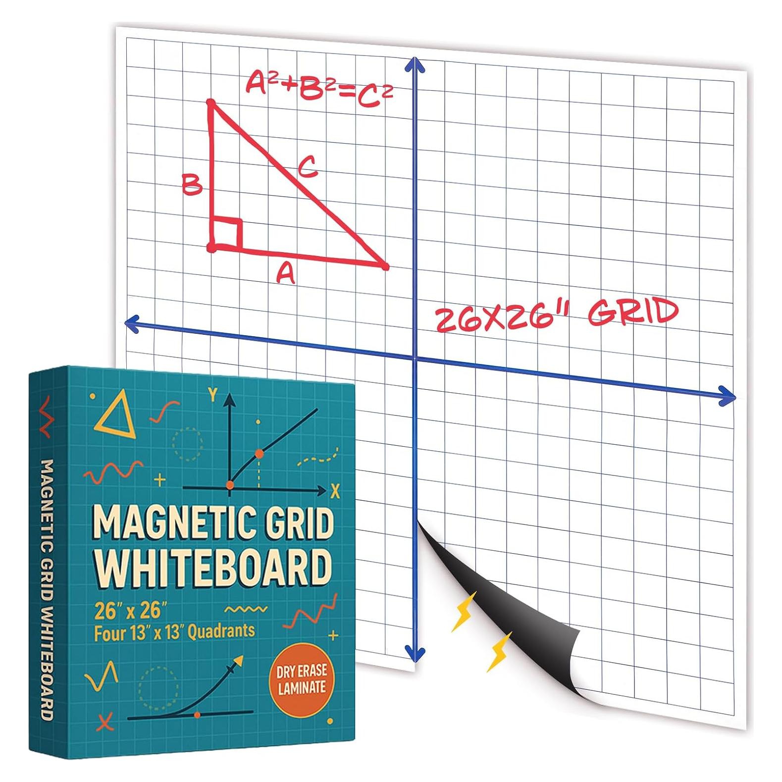 Tablero Magnético Houseables 66x66 cm Borrado en Seco Blanco