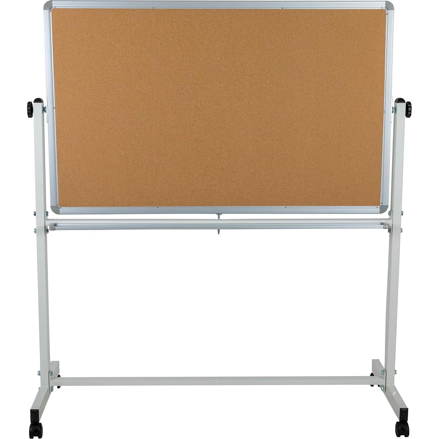 Tablero Móvil Reversible EMMA + OLIVER 135x150 cm Corcho y Blanco