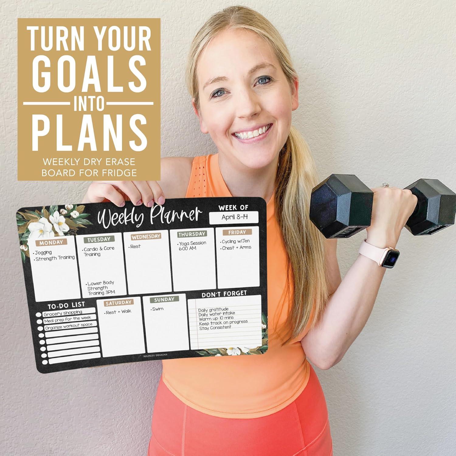 Calendario Magnético Semanal Hadley Designs 25x35 cm Borrable