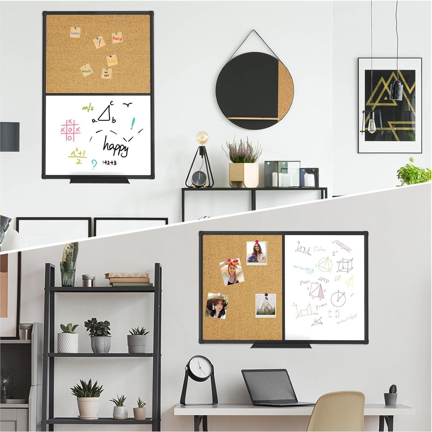 Pizarra Magnética Combinada XBoard 91x61 cm con Corcho