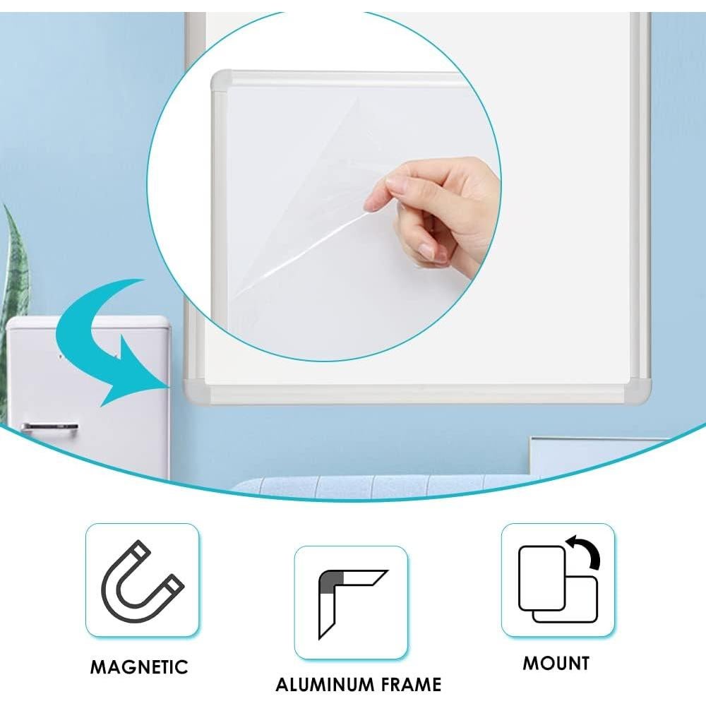 Pizarra Blanca Magnética DESARROLLAR 61x91 cm con Bandeja