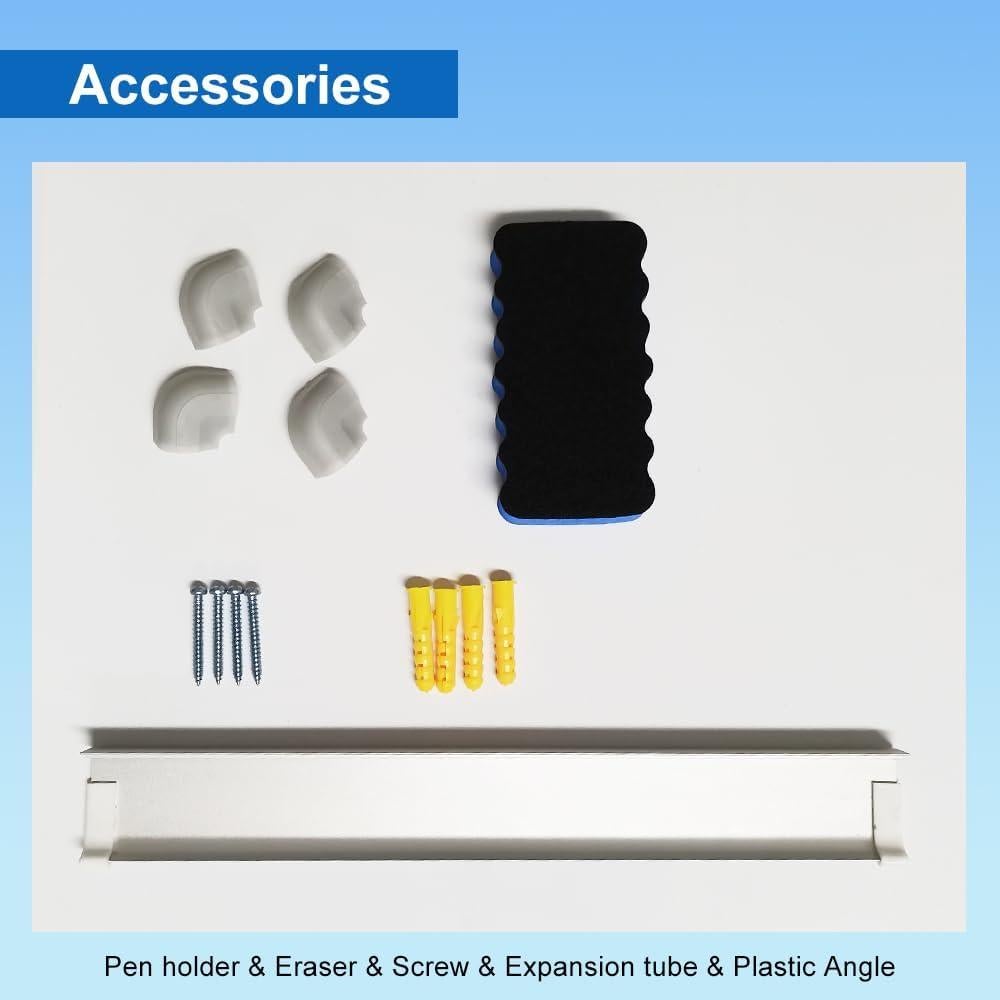 Pizarra Blanca Magnética DESARROLLAR 61x91 cm con Bandeja