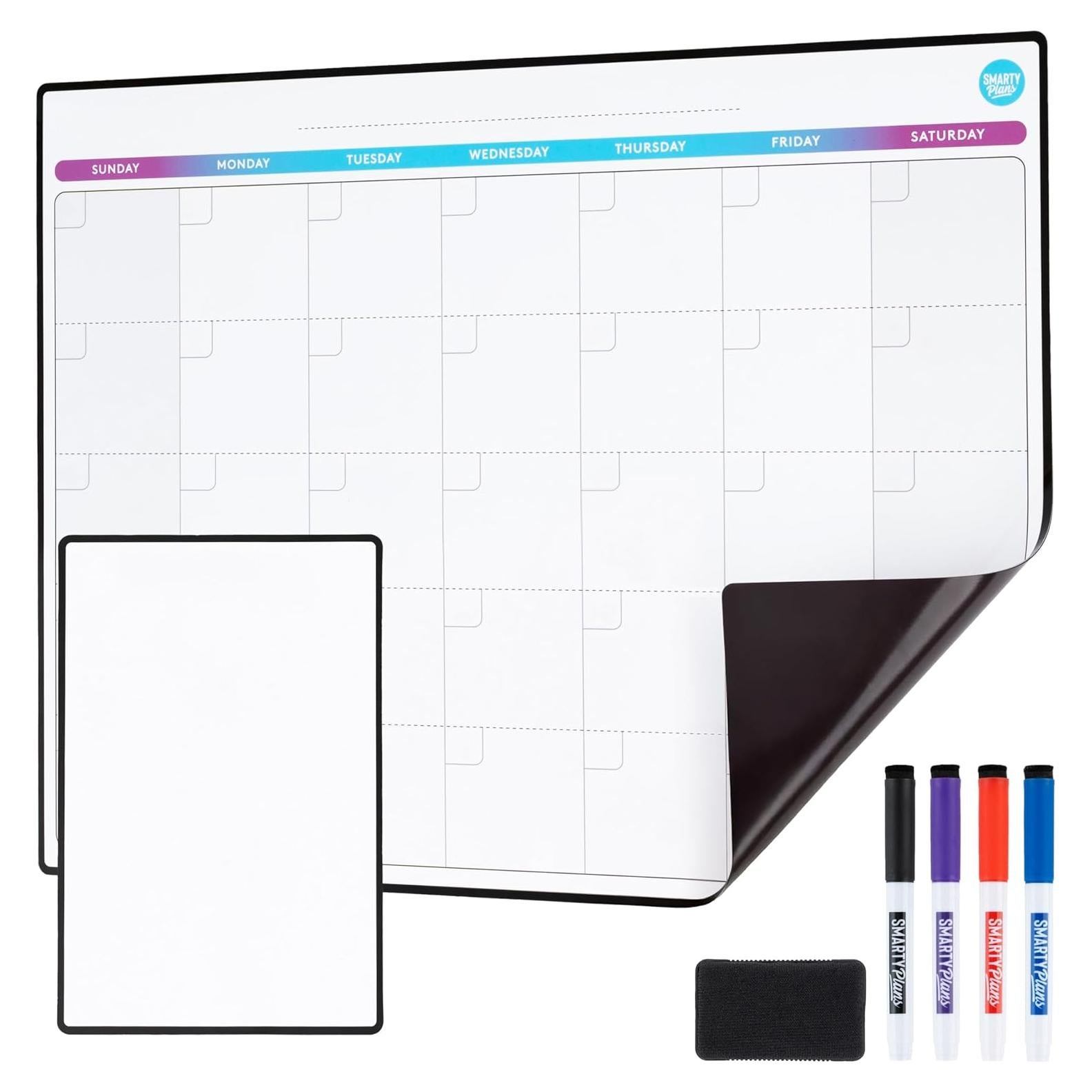 Calendario Magnético Semanal SmartyPlans 43x33 cm con 4 Marcadores