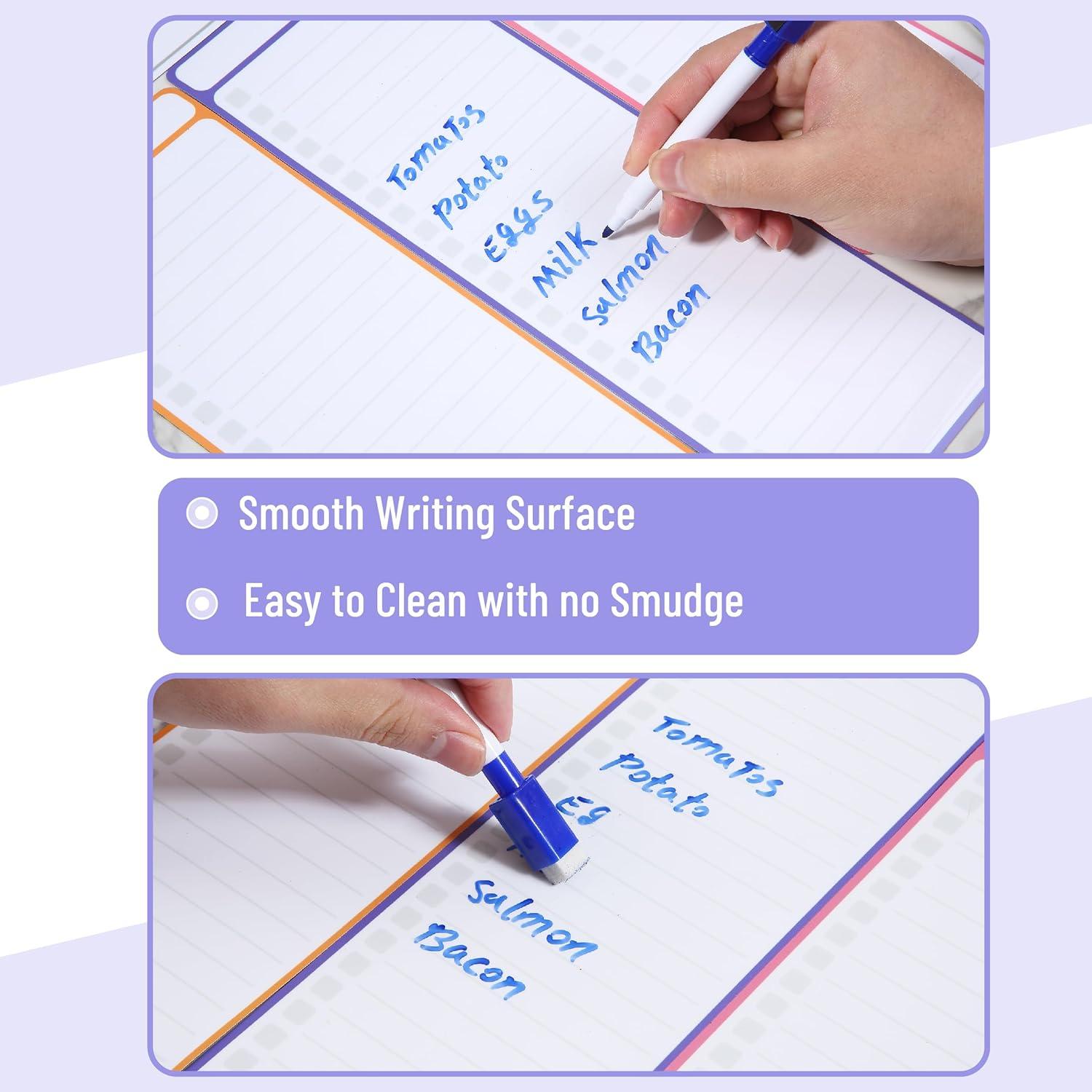 Set de Pizarras Magnéticas Borrables Mr. Pen 11 Piezas Neón