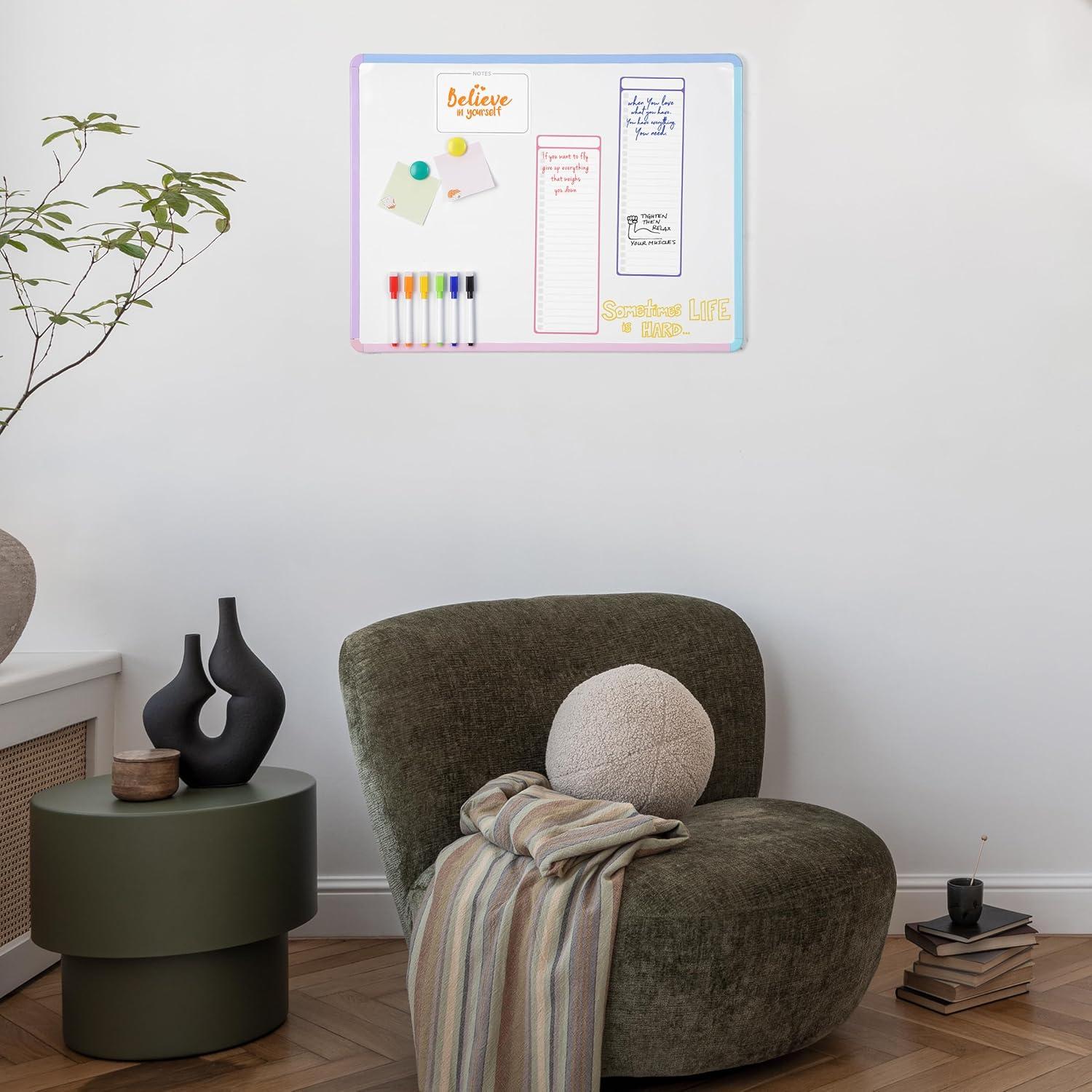 Set de Pizarras Magnéticas Borrables Mr. Pen 11 Piezas Neón