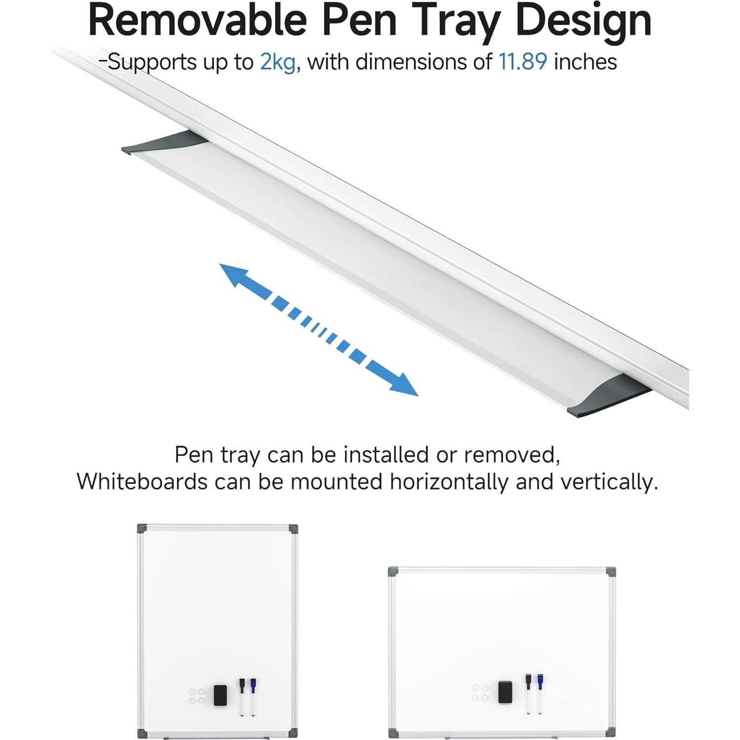Tablero Blanco Magnético VUSIGN 61x46 cm con Accesorios