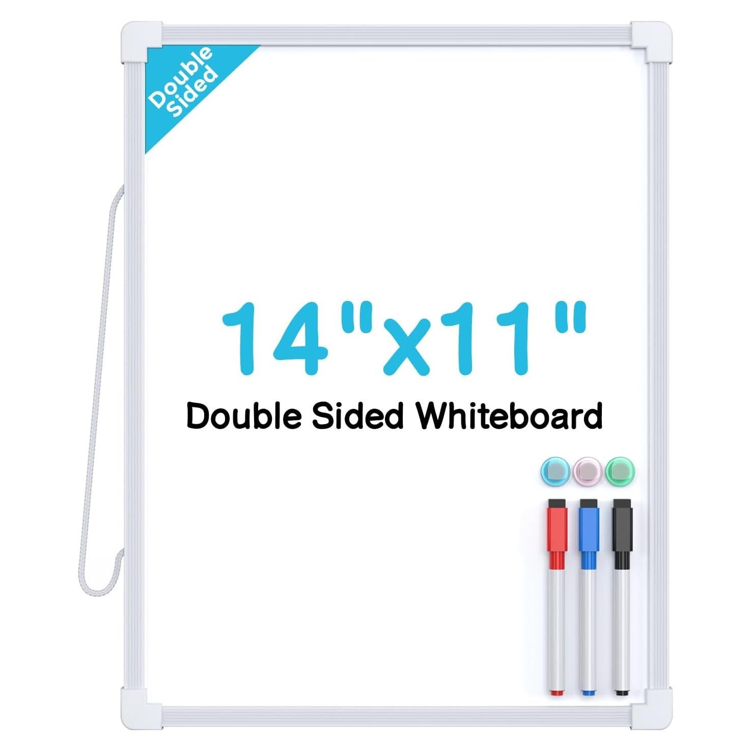 Pizarra Blanca Borrable Doble Cara MaxGear 35.56x27.94 cm