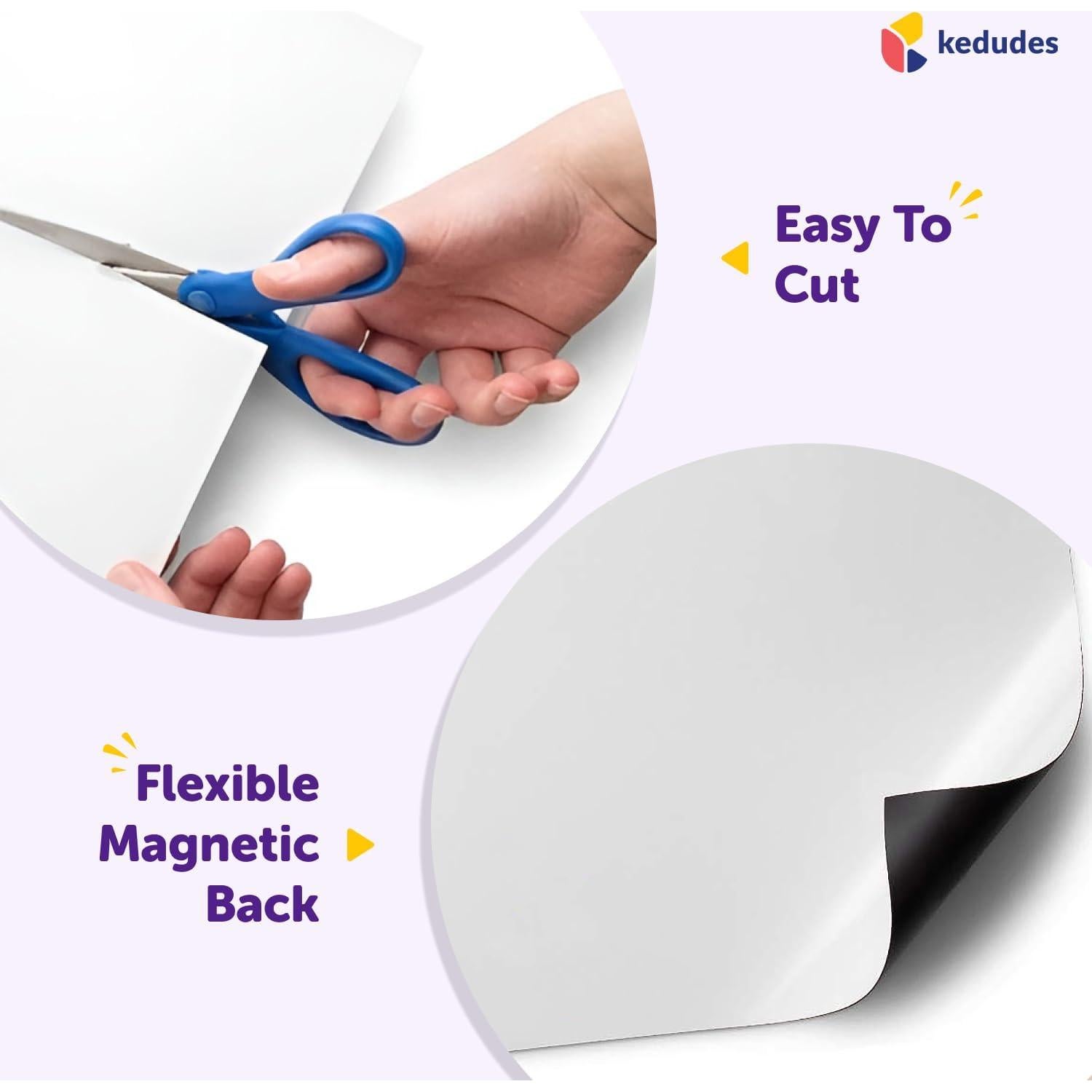 Pizarra Blanca Magnética Borrado en Seco Kedudes 43x28 cm