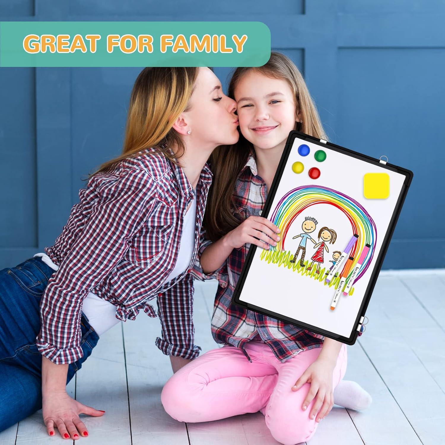 Calendario Mensual Pizarra Borrable ABERLLS 43x33 cm Negro