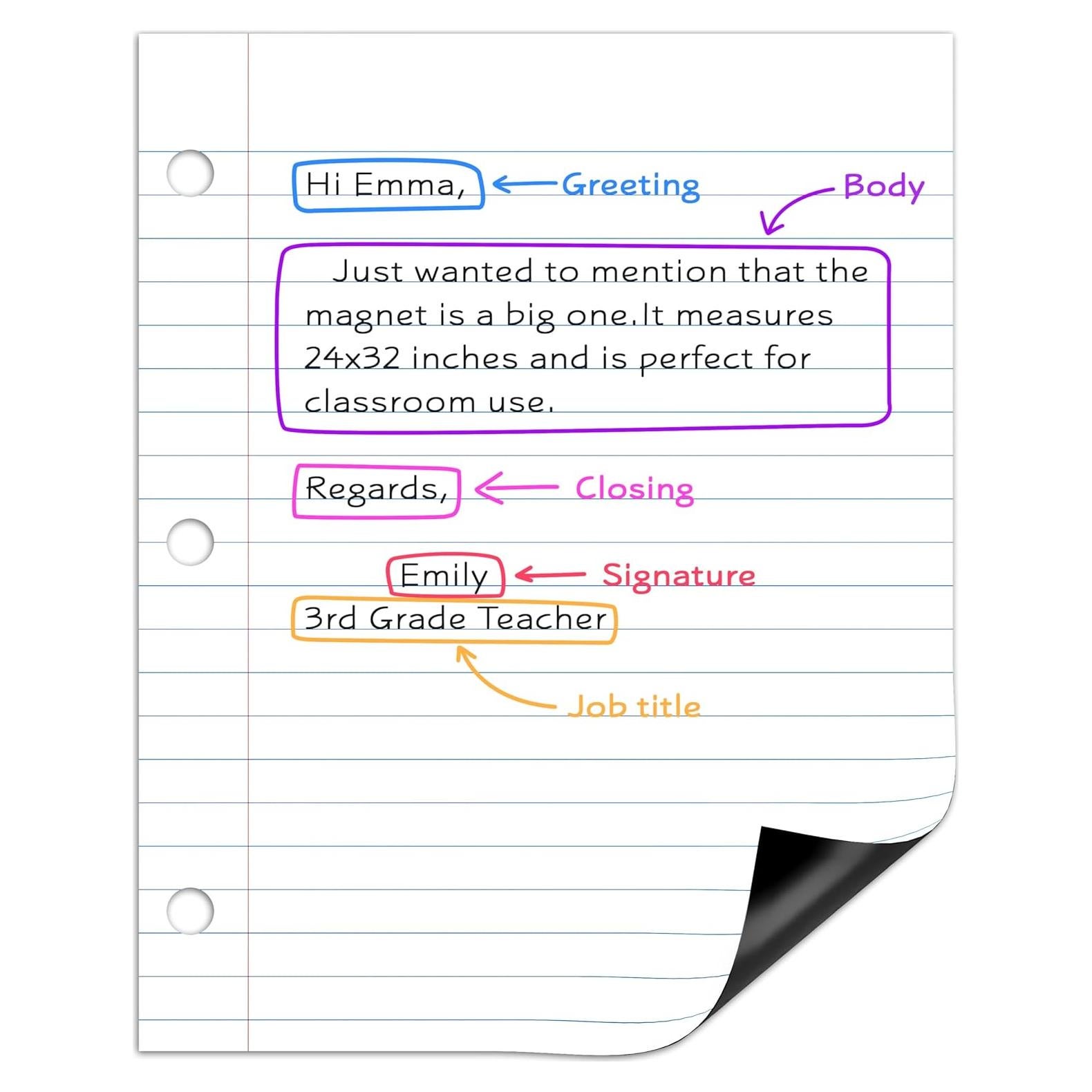 Papel Magnético Gigante Scribbledo 76.2 x 61 cm para Notas