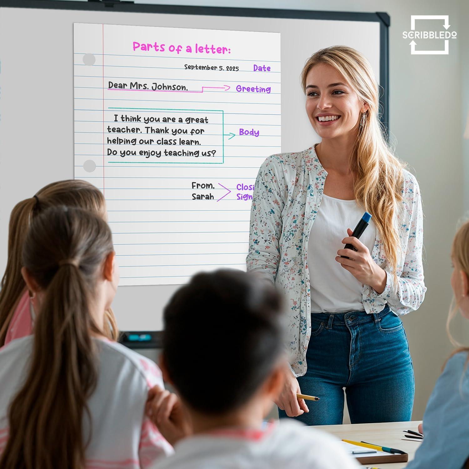 Papel Magnético Gigante Scribbledo 76.2 x 61 cm para Notas