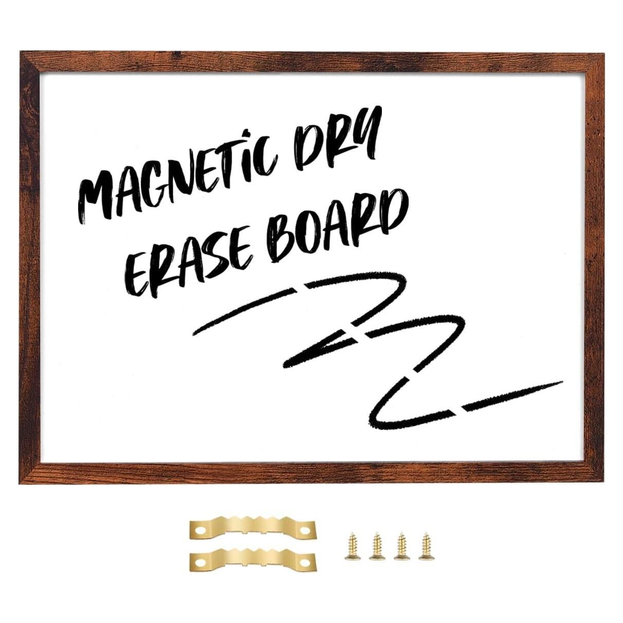 Pizarra Blanca Borrable en Seco TORASO 43x58 cm Magnética