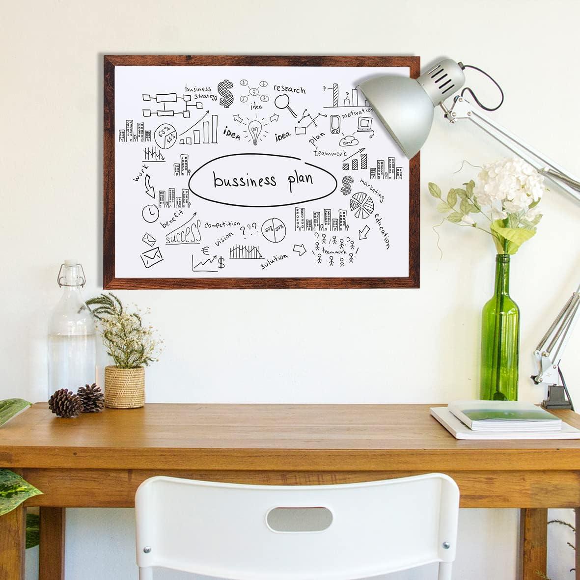 Pizarra Blanca Borrable en Seco TORASO 43x58 cm Magnética