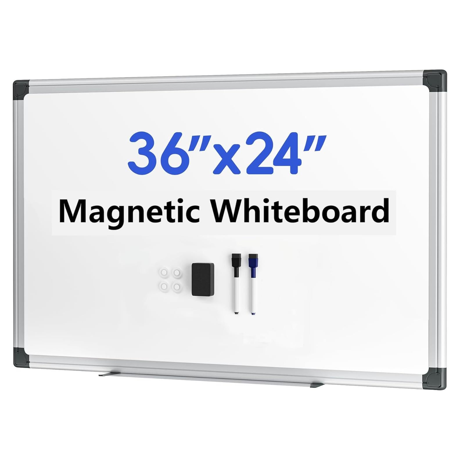 Tablero Blanco Magnético VUSIGN 91.44x60.96 cm con Accesorios