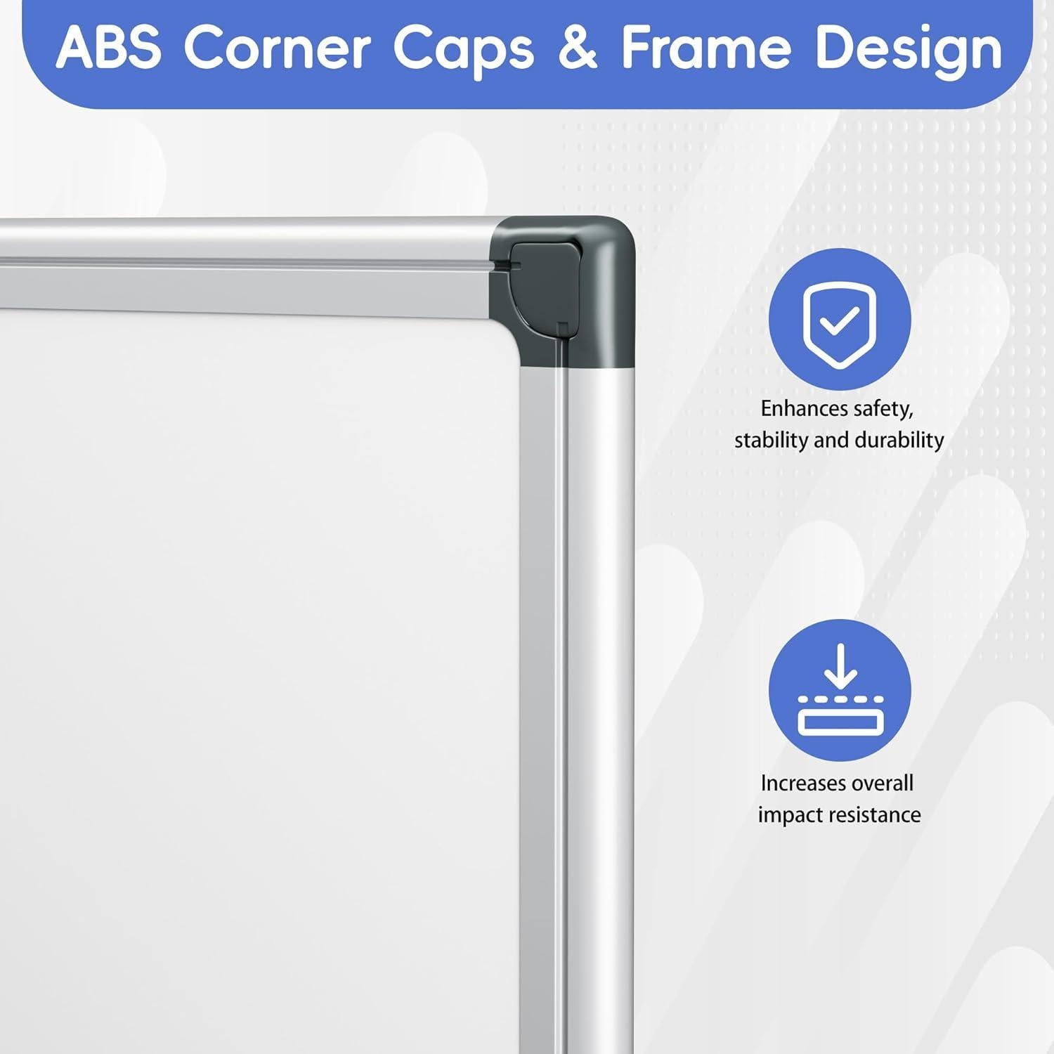 Tablero Blanco Magnético VUSIGN 91.44x60.96 cm con Accesorios