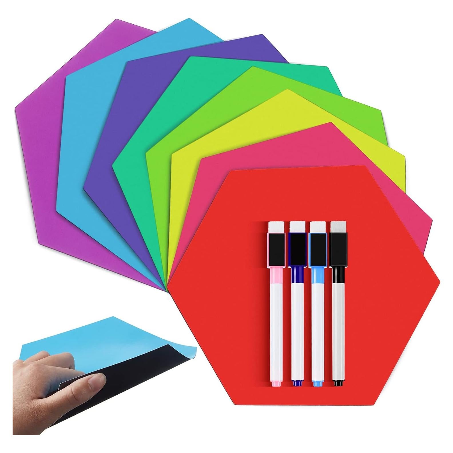 Tablero Magnético Borrado en Seco Gueevin 20x17.3 cm 12 Pcs