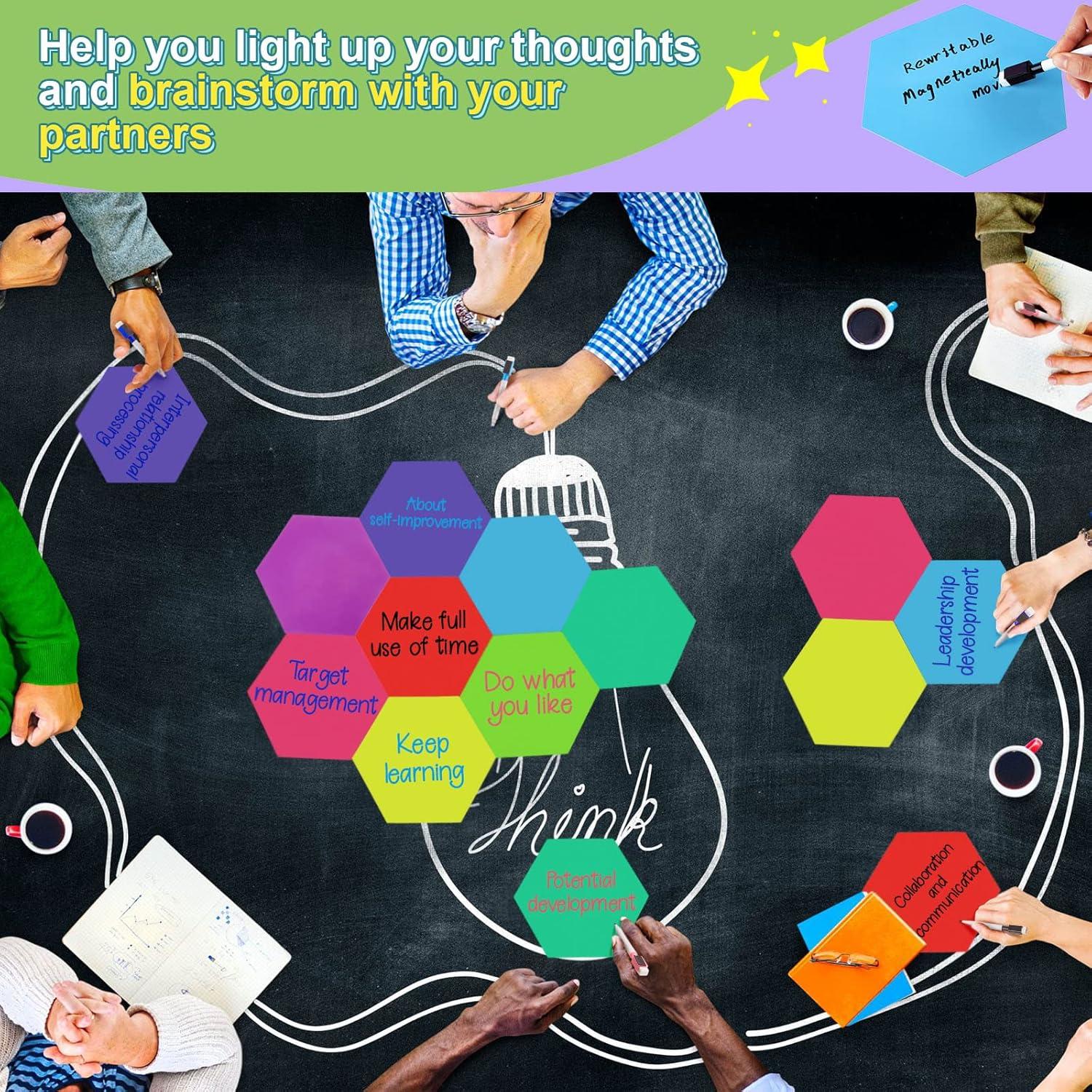 Tablero Magnético Borrado en Seco Gueevin 20x17.3 cm 12 Pcs