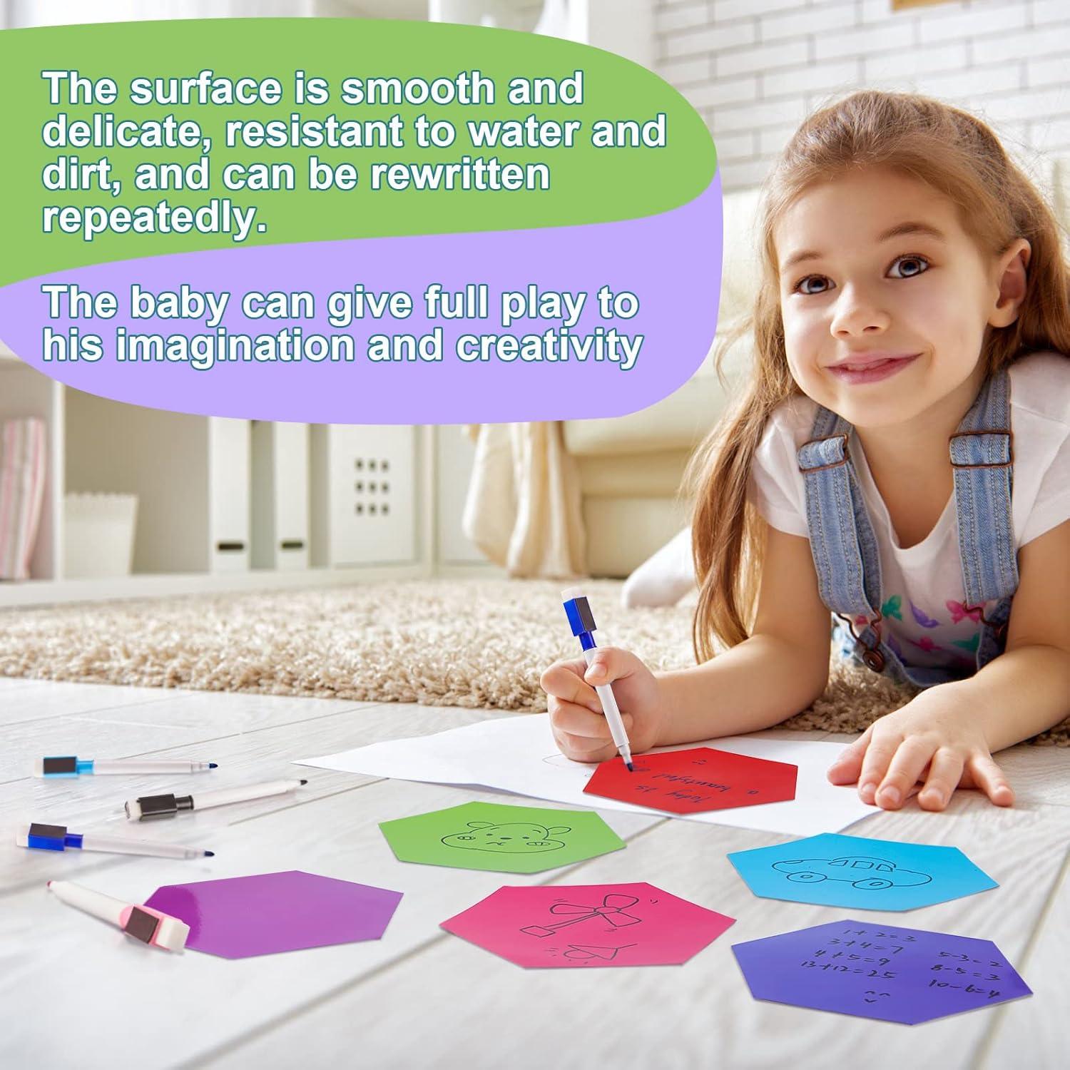 Tablero Magnético Borrado en Seco Gueevin 20x17.3 cm 12 Pcs