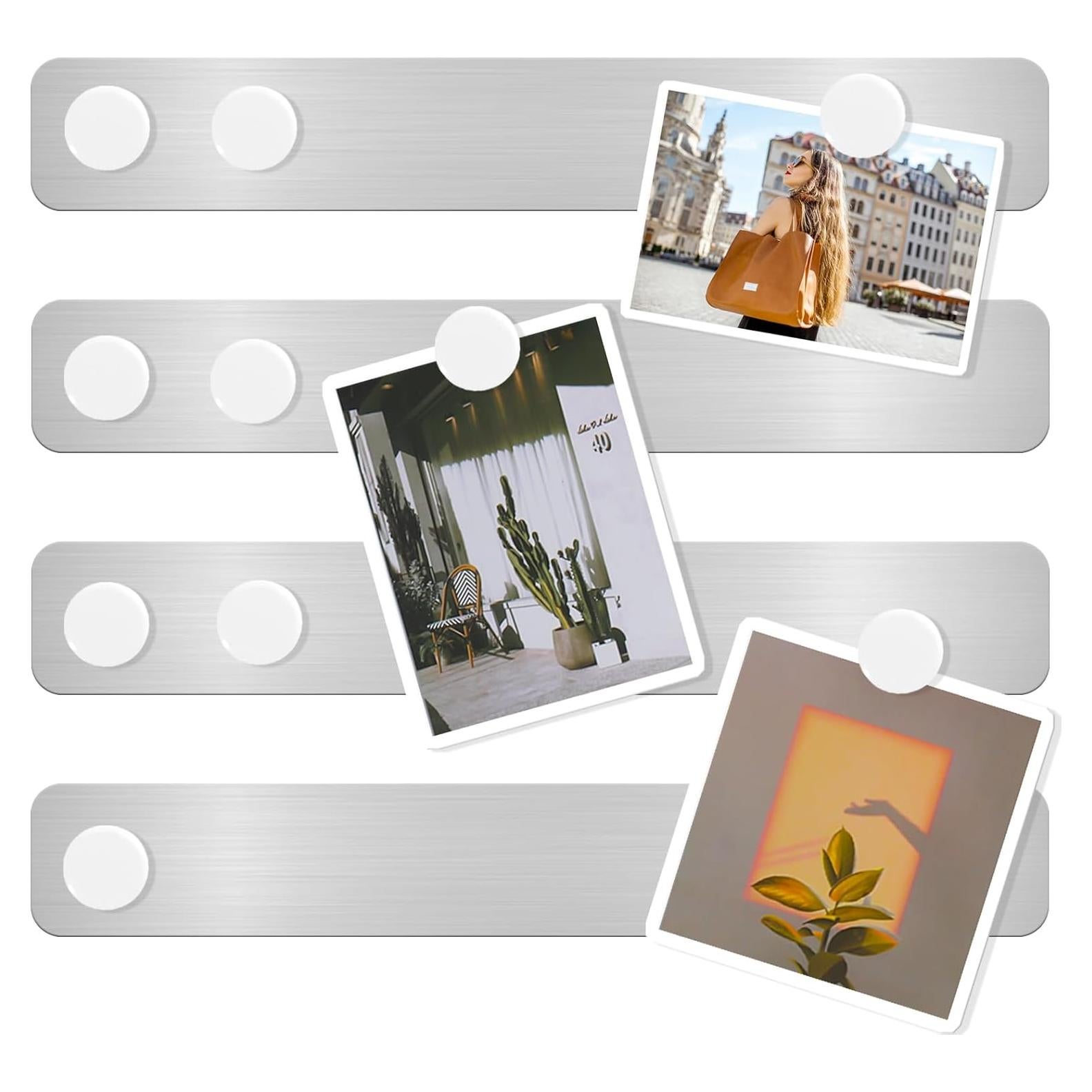 Tablero Magnético ZDZBLX 4 Piezas Adhesivo 30.77x4.77cm