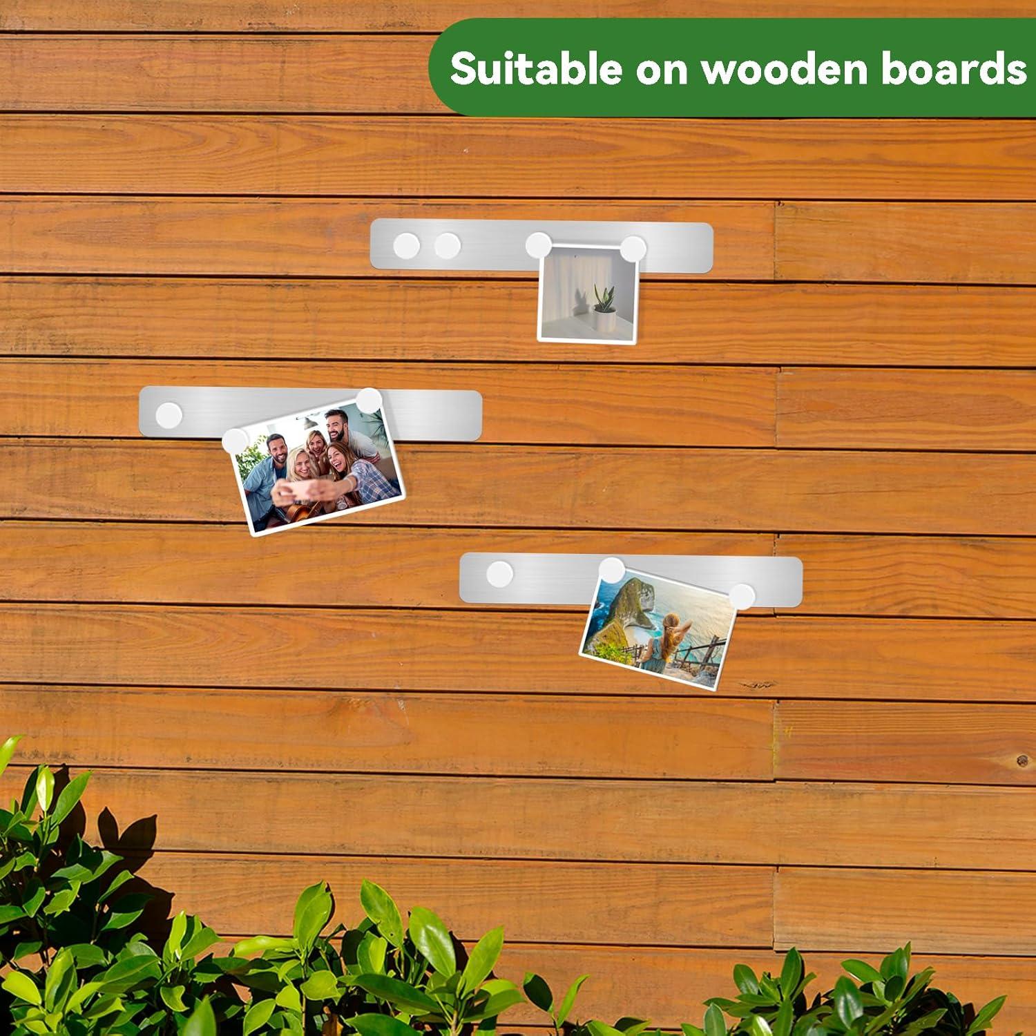 Tablero Magnético ZDZBLX 4 Piezas Adhesivo 30.77x4.77cm