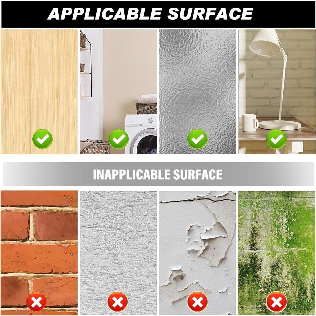 Tiras Magnéticas de Metal LINXIU con Adhesivo 5.08x30.48cm