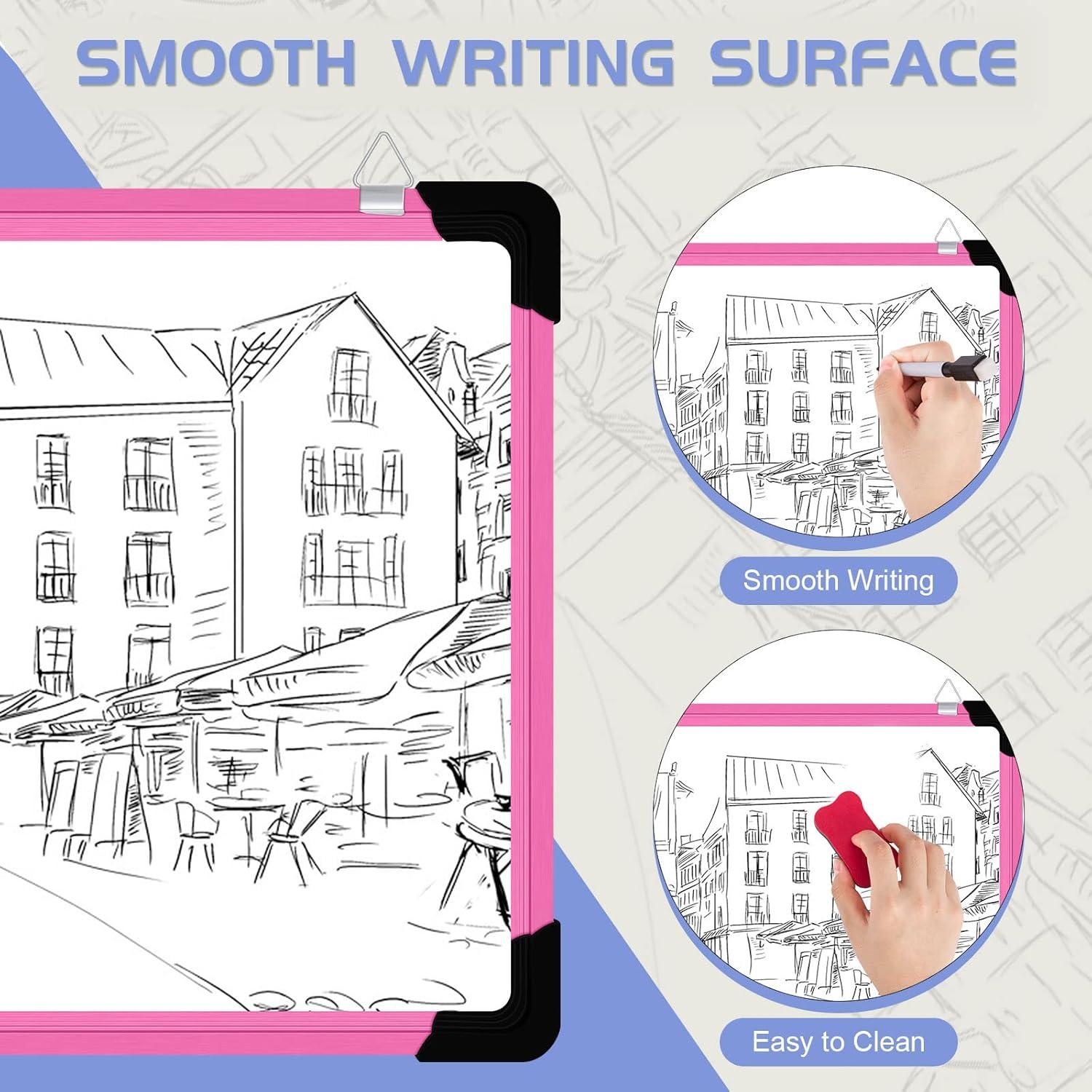 Calendario de Pared Borrado en Seco Polegas 30x40 cm Rosa