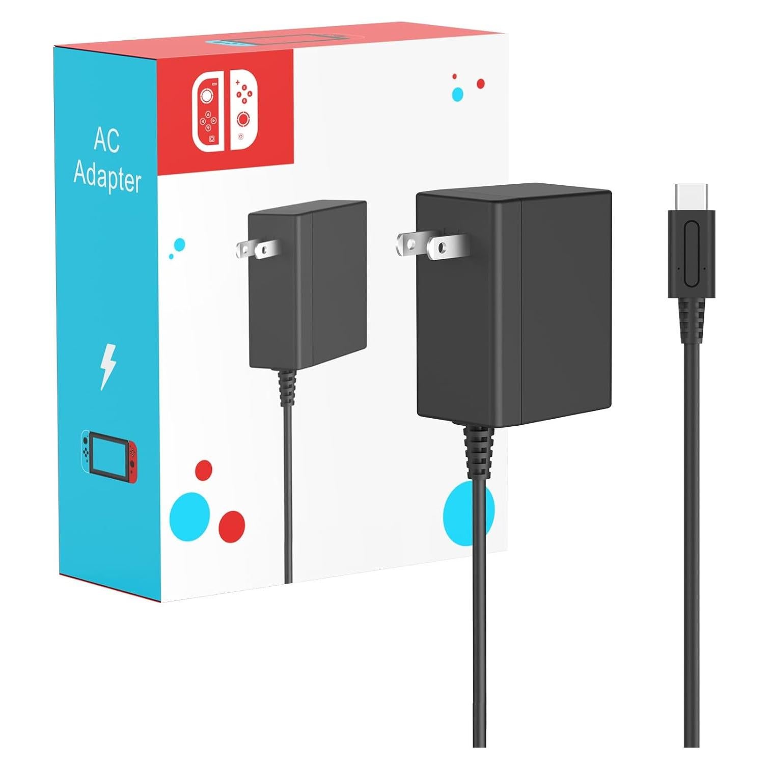 Cargador para Nintendo Switch MARSDOCK 45W Carga Rápida 10FT