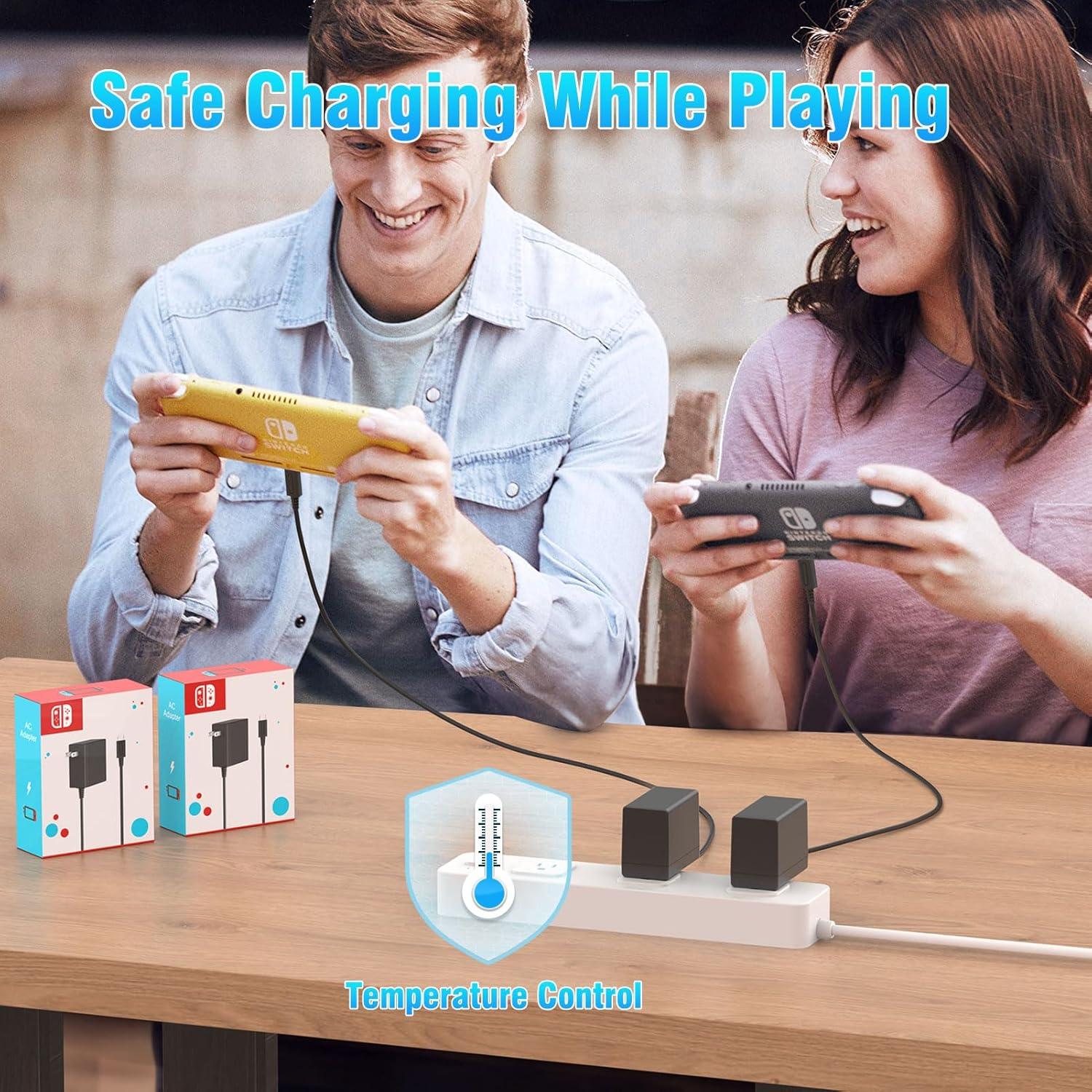 Cargador para Nintendo Switch MARSDOCK 45W Carga Rápida 10FT