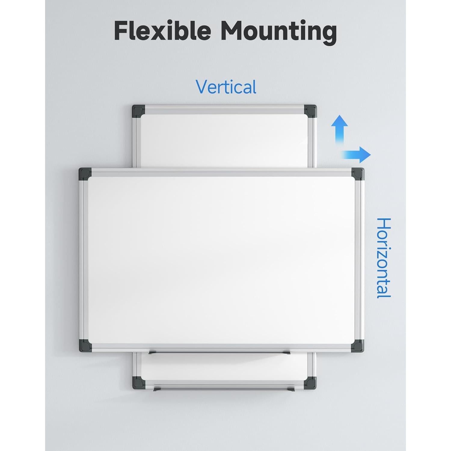 Pizarra Blanca Magnética VUSIGN 45.72x30.48cm con Accesorios