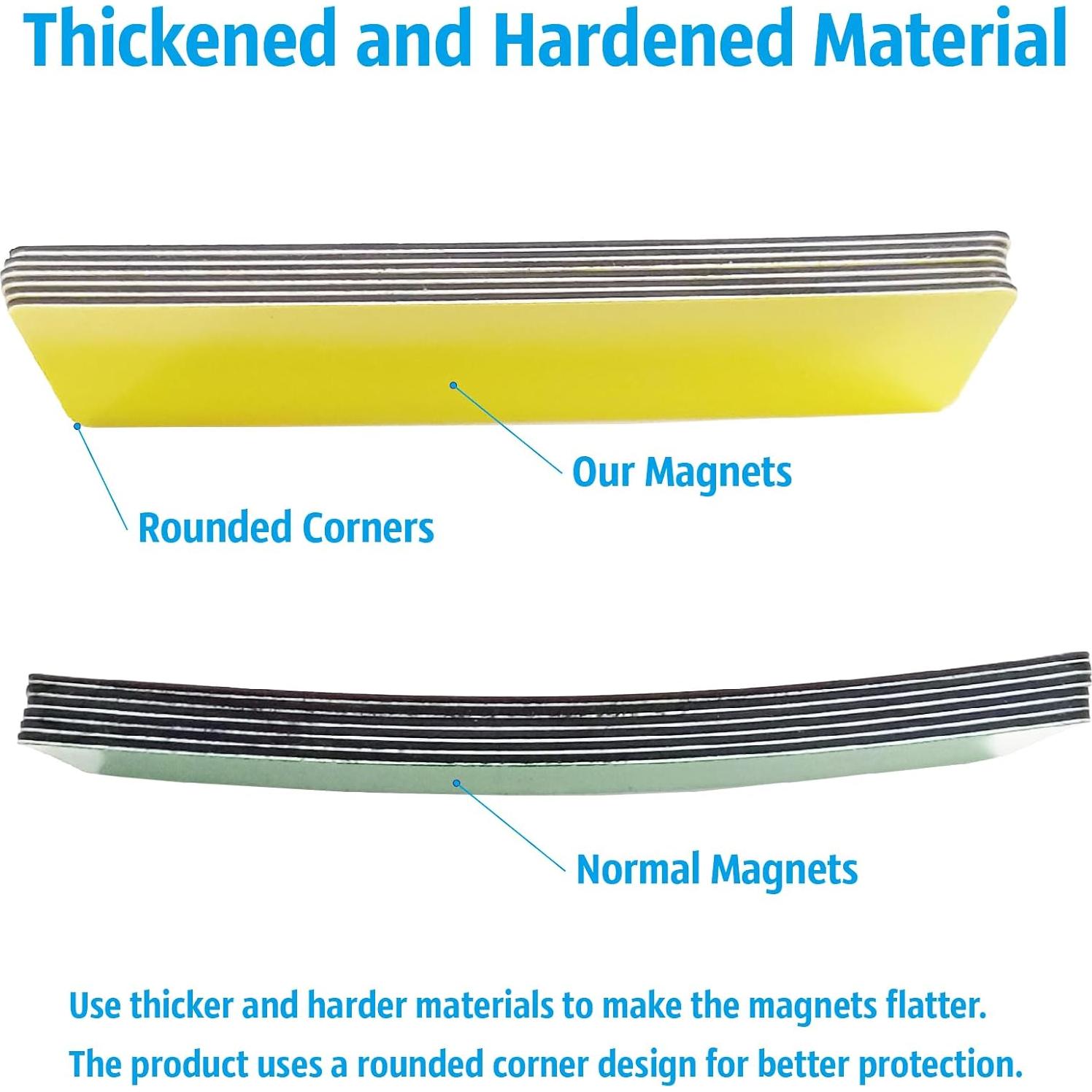 Etiquetas Magnéticas Borrables IMAGAME 7.6x2.5 cm Multicolor 60Pcs