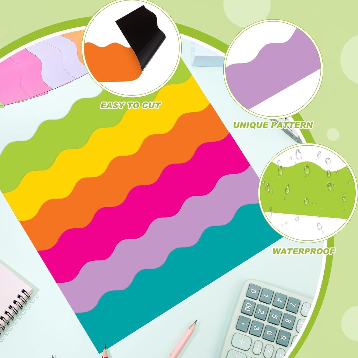 Bordes Magnéticos Tenceur 162 Pcs Color Arcoíris 30x7 cm