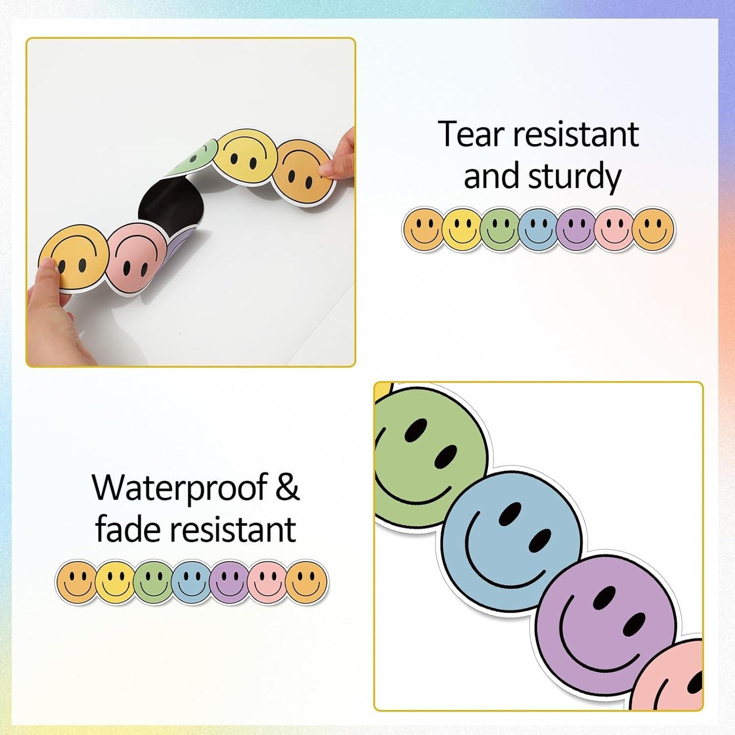 Bordes Magnéticos de Tablero de Anuncios Whaline 24 Pcs Boho